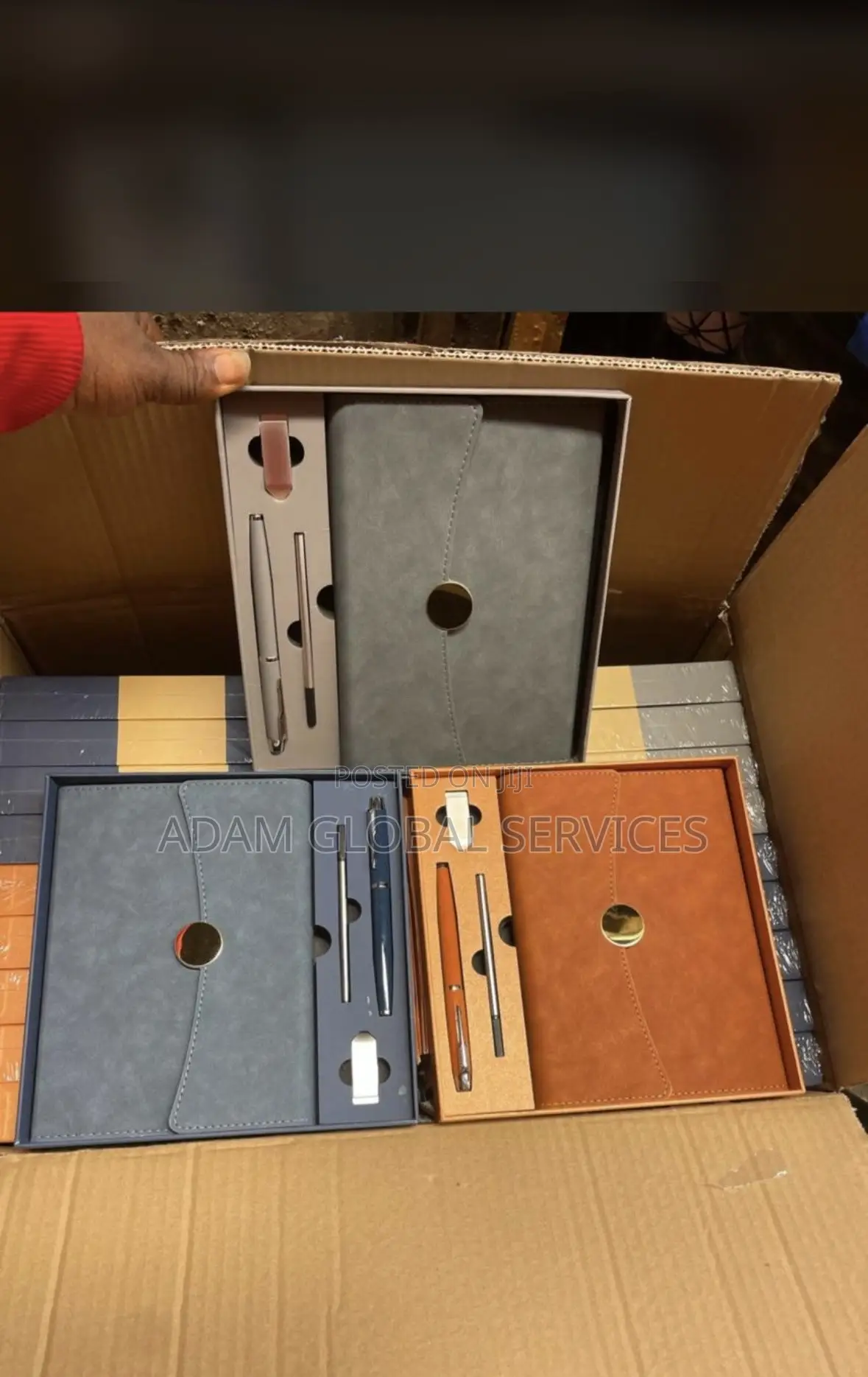 4-in-1 Set Notepad, Pen, Flash Drive, and Pen Refil