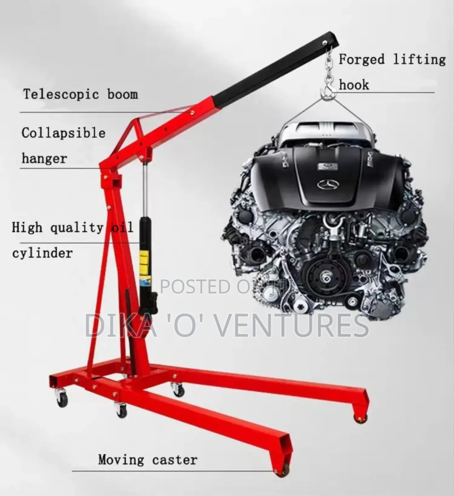 3ton Engine Crane Lift Carane Hydraulic Engine Hoist Auto Repair