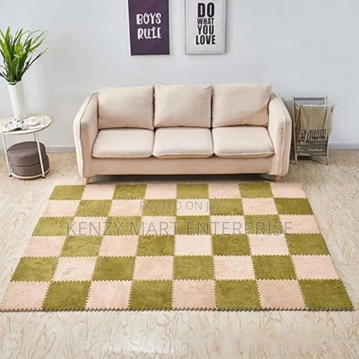 Removable Washable Carpet Squares Tile for Living Room