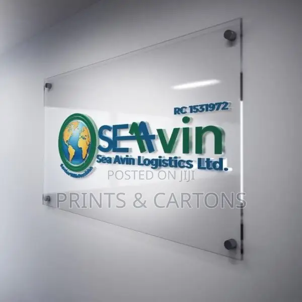 Wall Glass Signage Printing