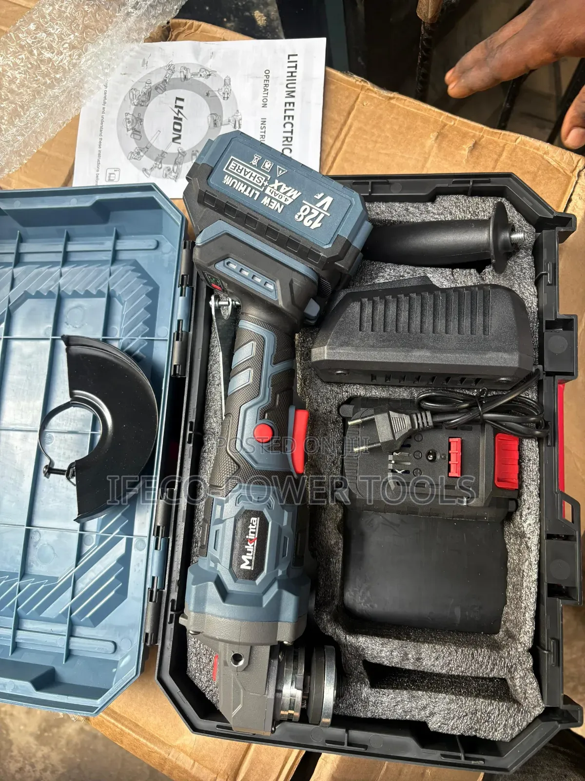 Cordless Angle Grinder Machine