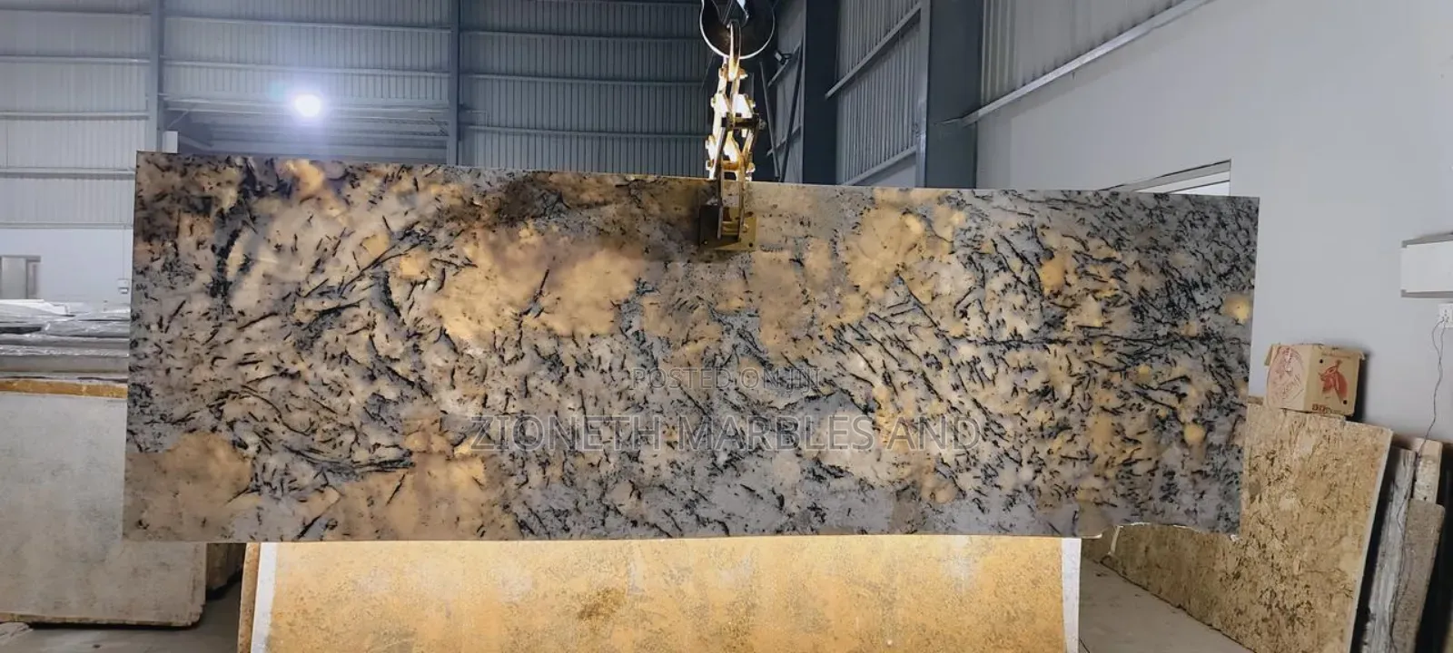 Bianco Onyx Granite Slab