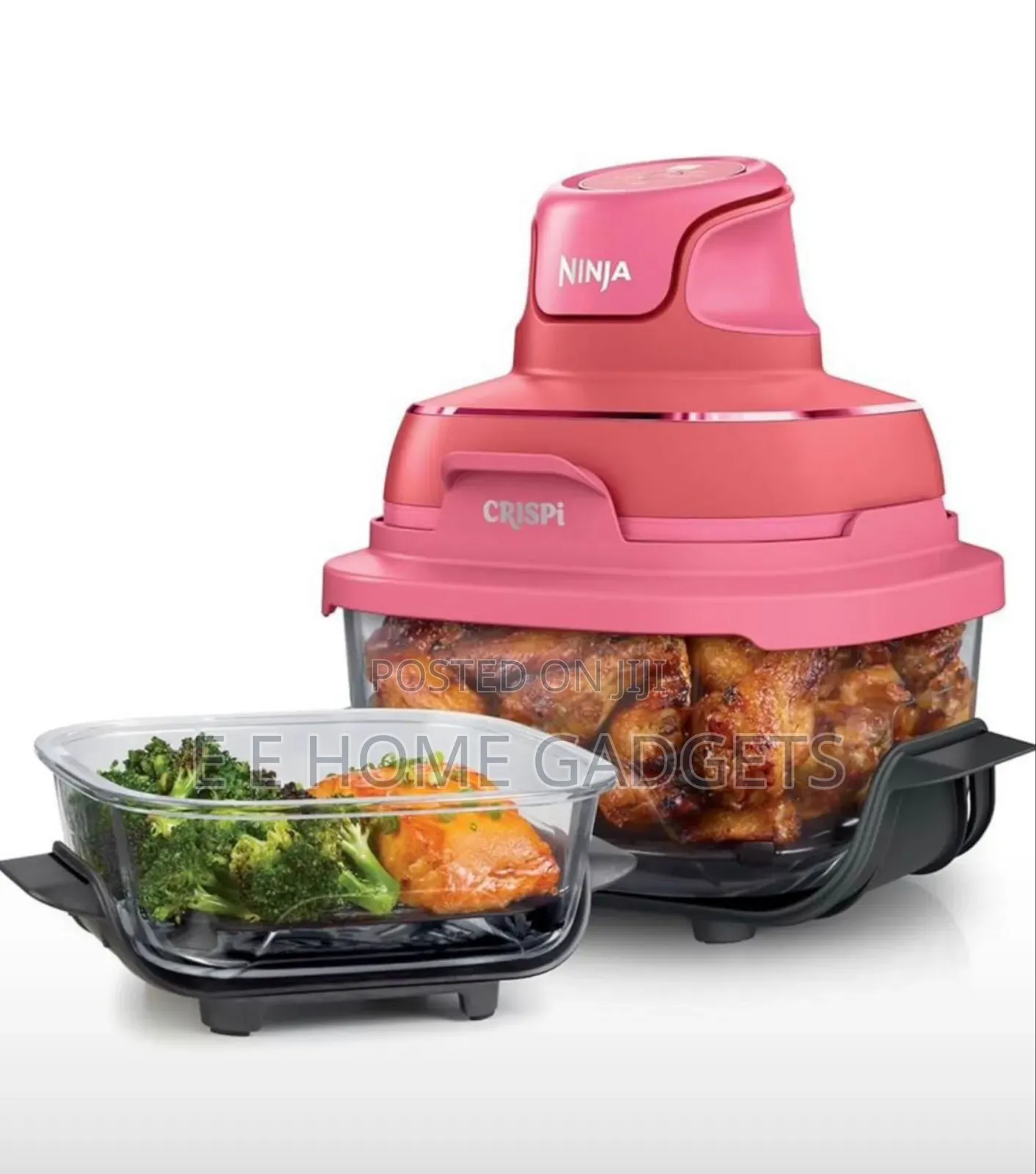 Ninja Crispi 4-in-1 Portable Glass Air Fryer Cooking System, 1500w.
