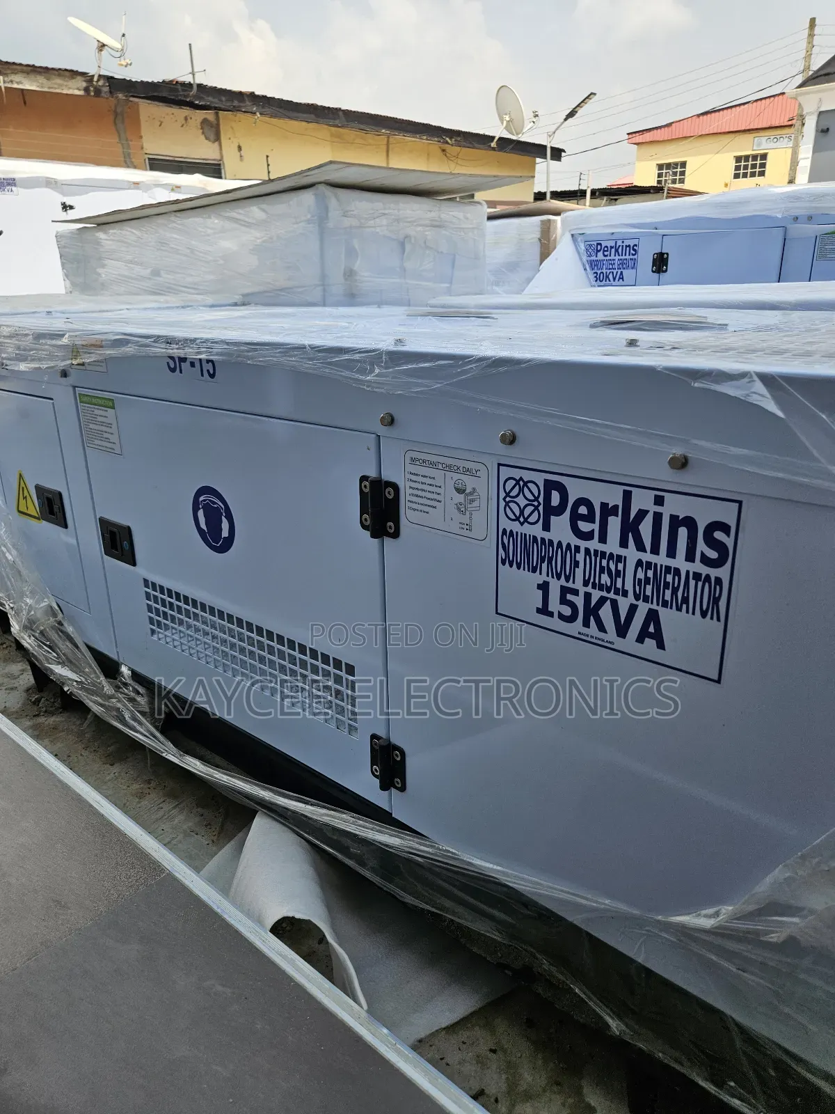 15kva Perkins Diesel Engine Generator Soundproof 100%Copper Wire