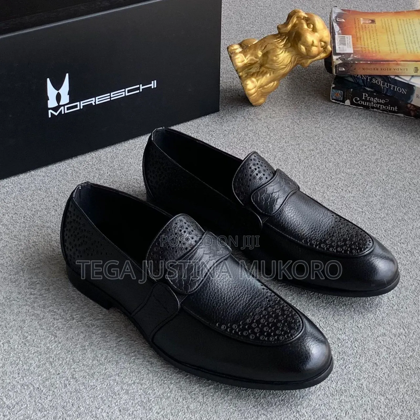 Moreschi Pure Leather Men's Flat Shoes