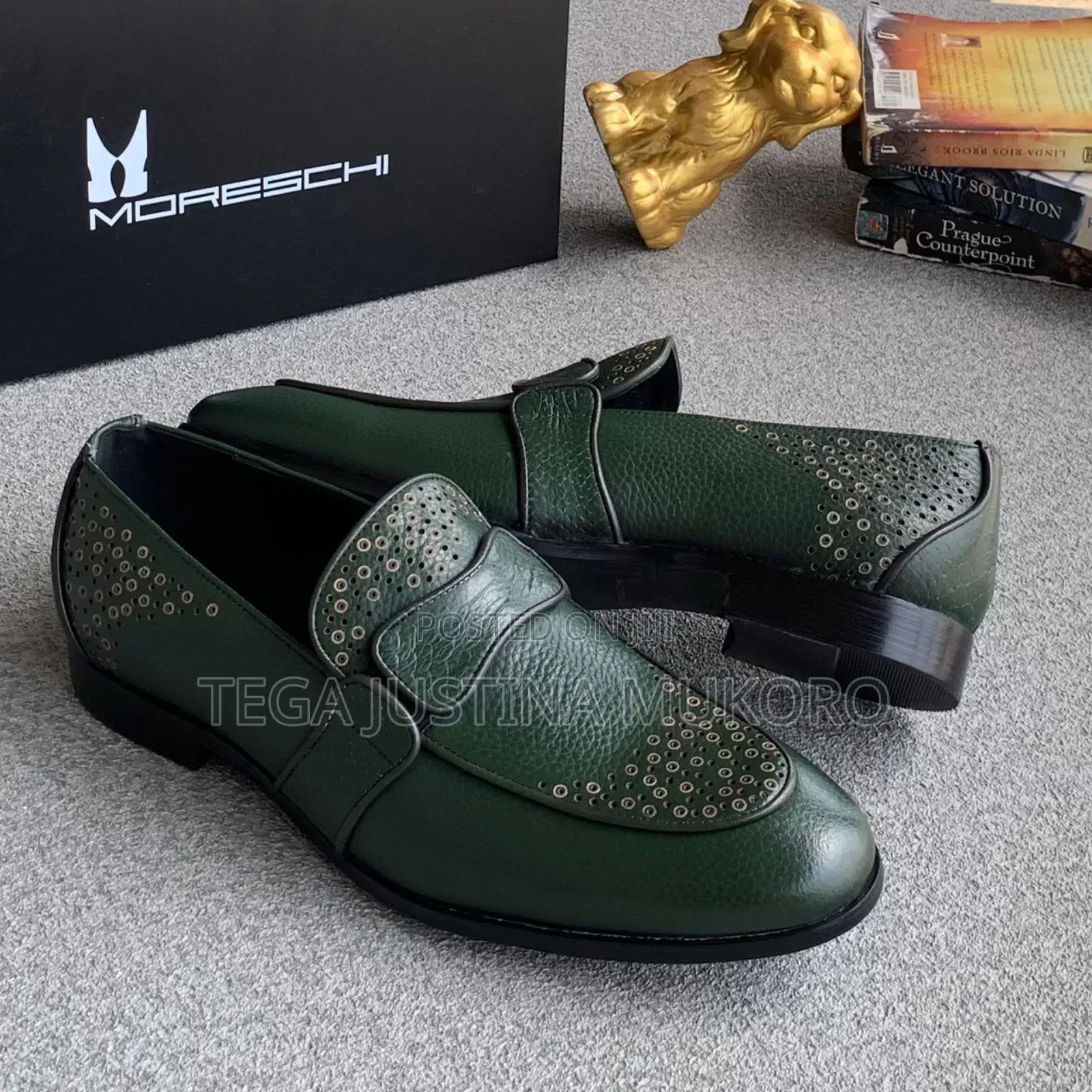 Moreschi Pure Leather Men's Flat Shoes