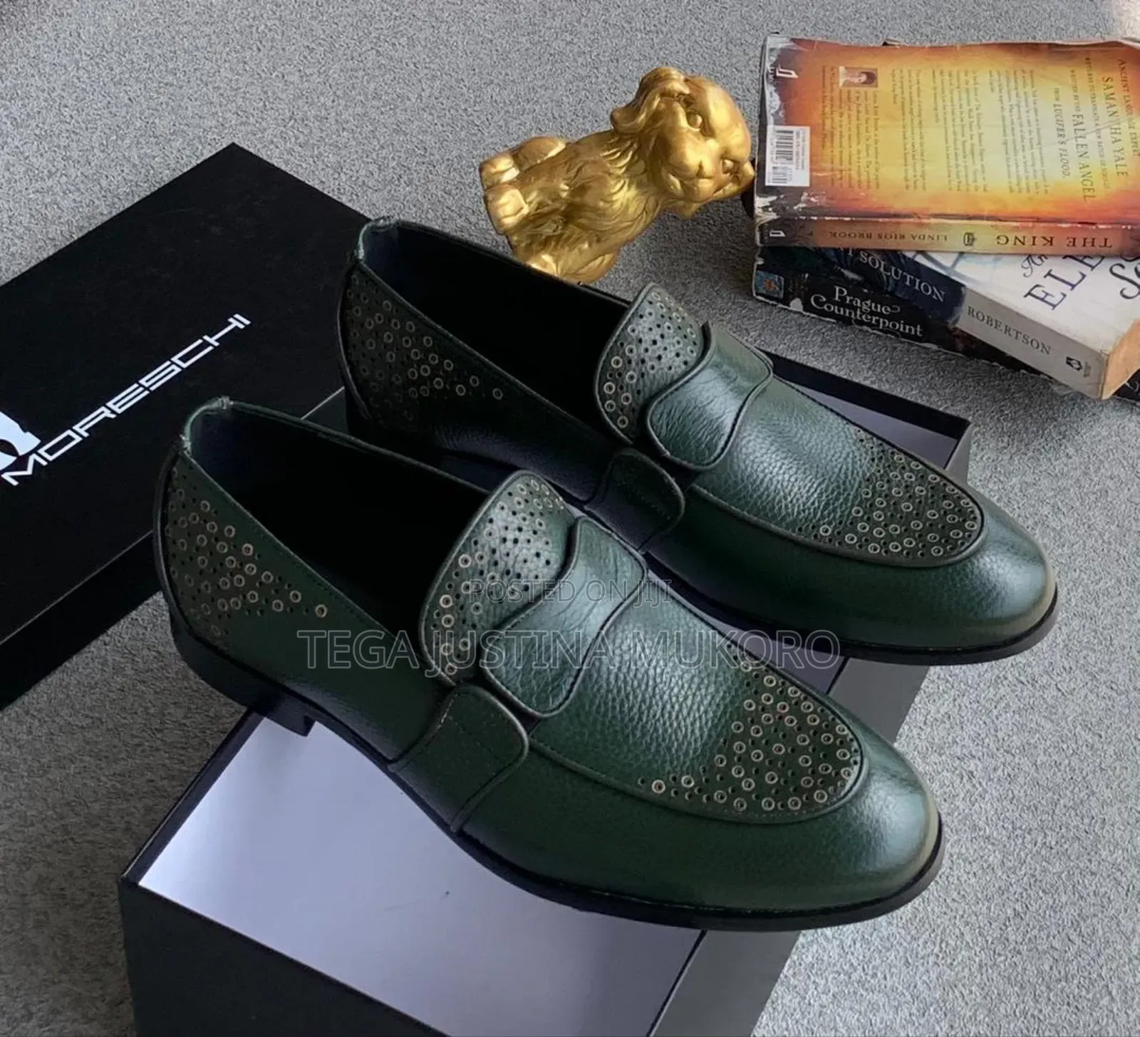 Moreschi Pure Leather Men's Flat Shoes