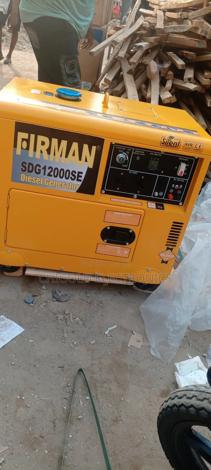 Original Firman Diesel Generator Sandproof 12 Kva 100% Copper Coin