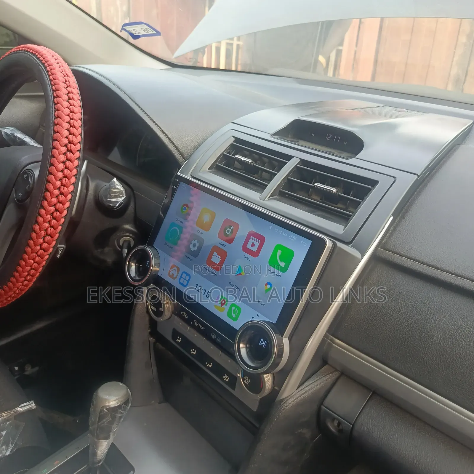 Apple Car Play, With Android Screen for Camry 2014 Plus Reverse Camera