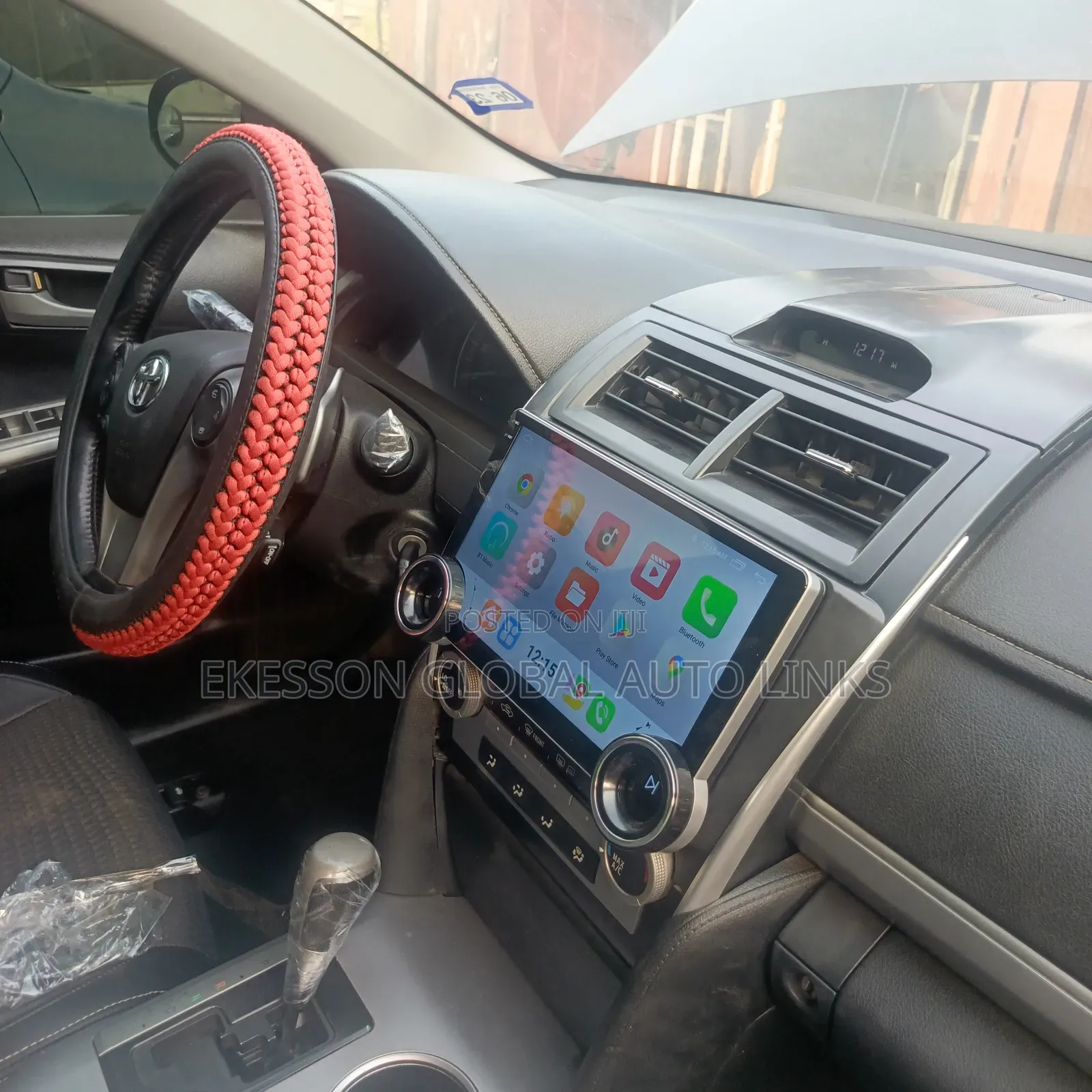 Apple Car Play, With Android Screen for Camry 2014 Plus Reverse Camera