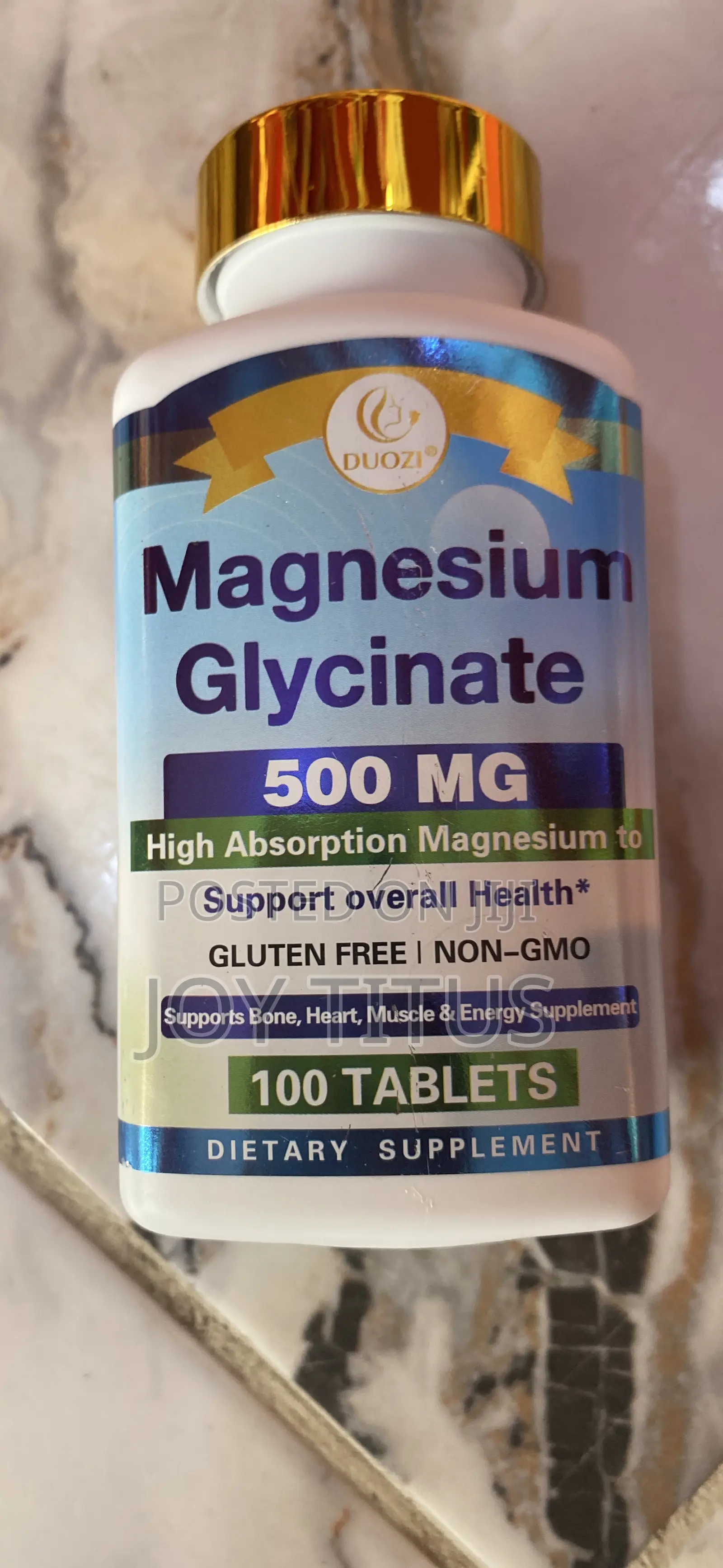 Magnesium Glycinate Dietary Supplement 500mg