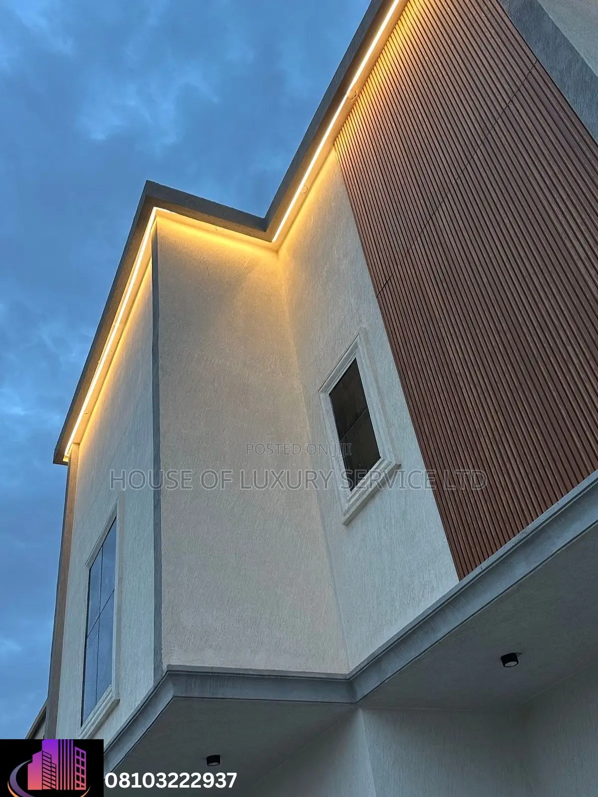 Luxury Exterior Profile Lighting Setup