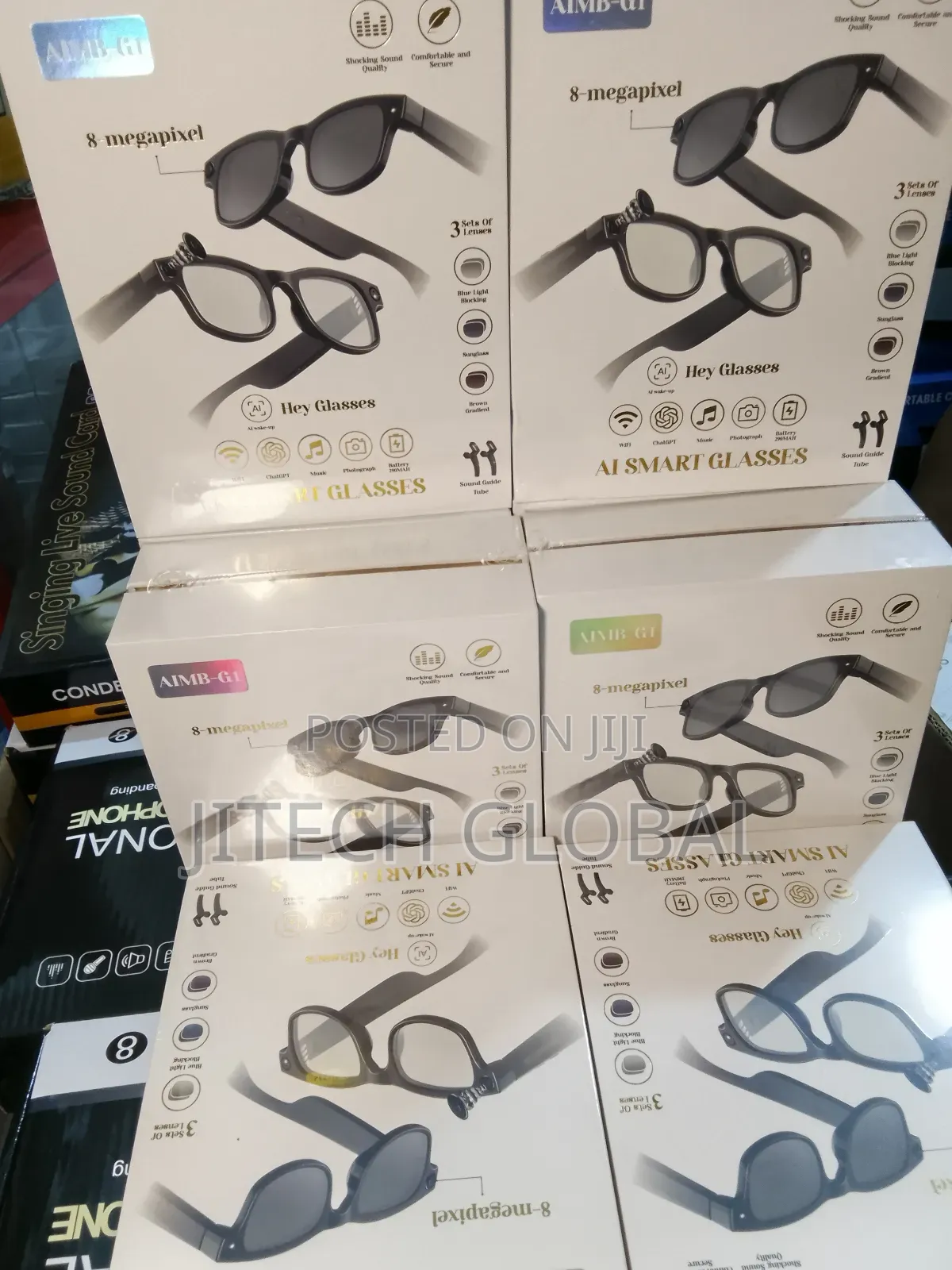 Aimb-G1 Smart Ai Glass With Camera Recording Video