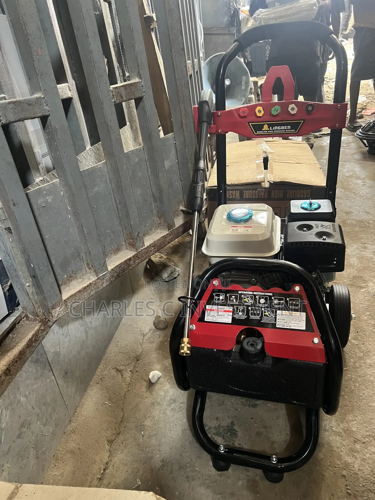 Lingben Gasoline High-Pressure Washer,7hp Engine