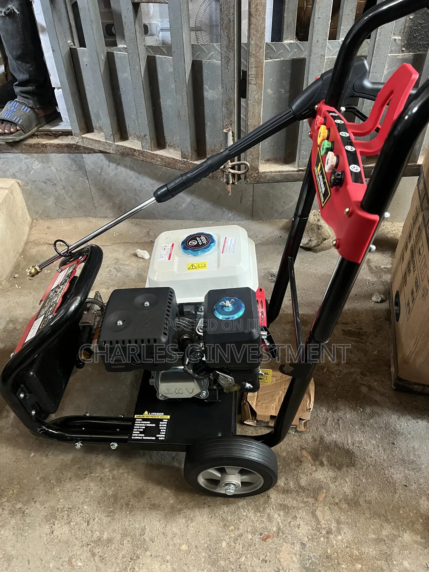 Lingben Gasoline High-Pressure Washer,7hp Engine