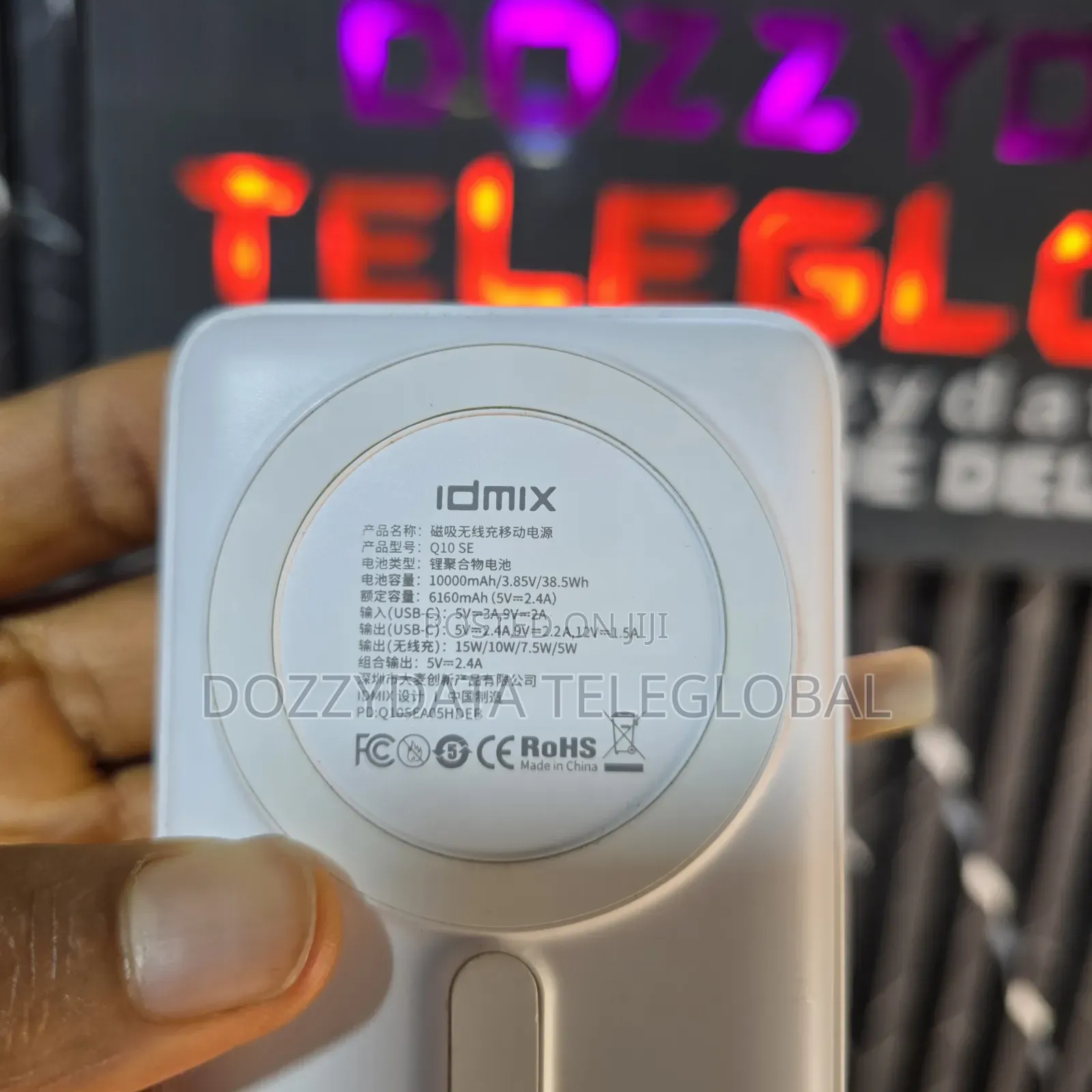 Idmix Q10 Se 10000mah Magnetic Wireless Charging Powerbank