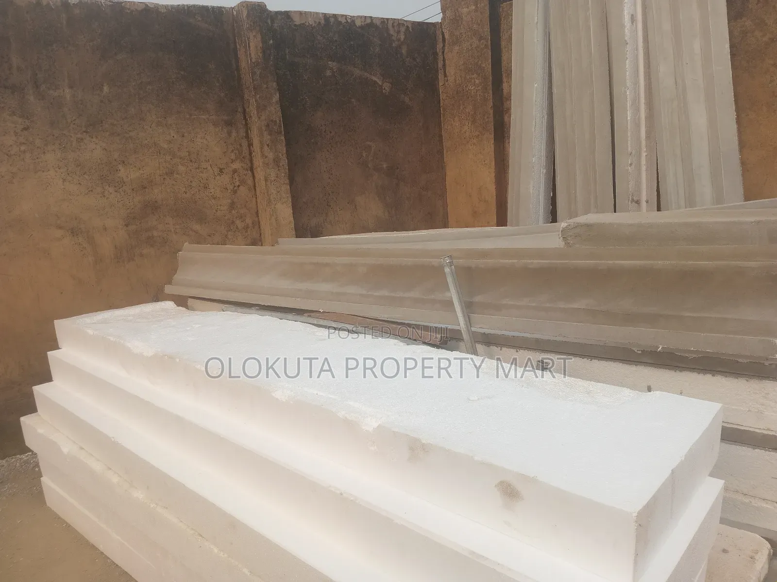 Polystyrene Board and Parapet Available at Olokuta Property Mart