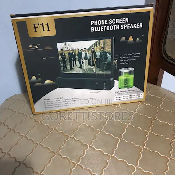 12d Phone Screen Magnifier/Bluetooth Speaker F11
