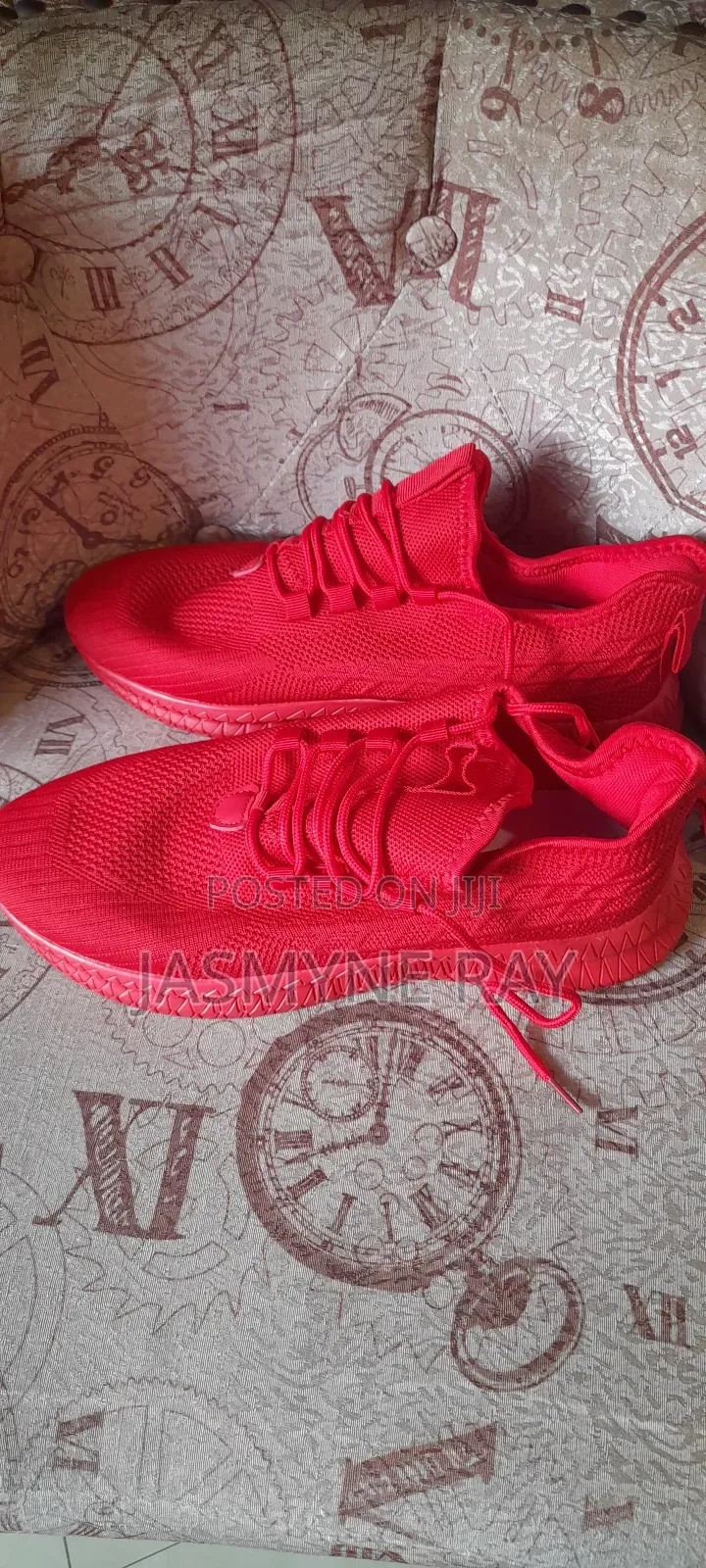 Classy Red Sneakers Size 39