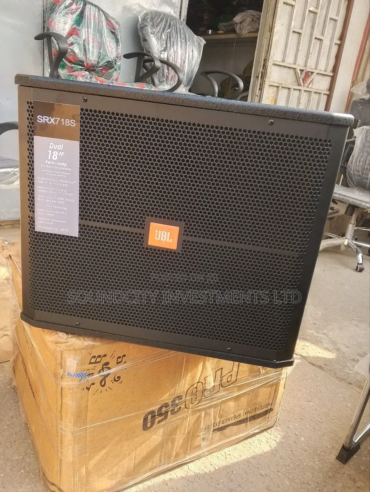 Pair of JBL Srx718s Subwoofer.