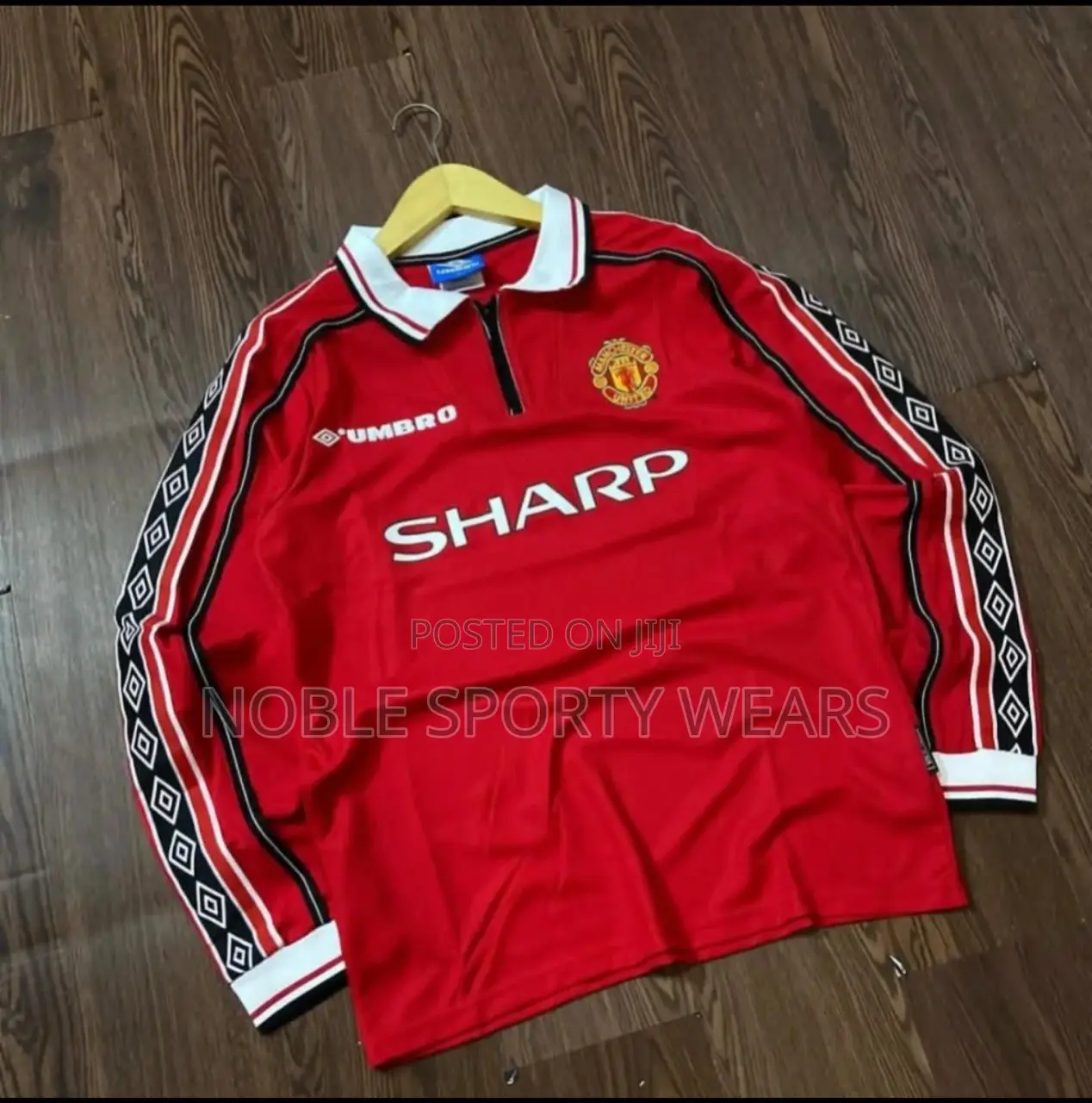 Manchester United Vintage Retro Home Kit Long Sleeve