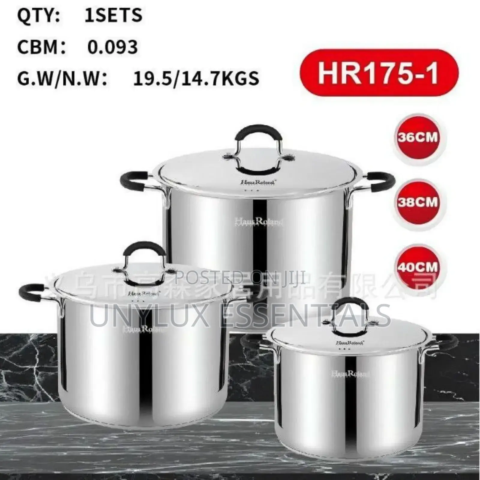 Hausroland Stainless Steel Cookware Set