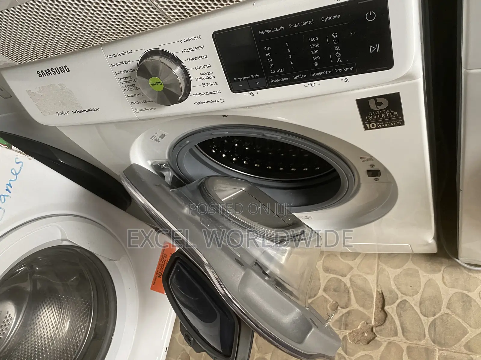 8kg Smart Samsung Q-Drive (Quickdrive) Front Loader Washing Machine