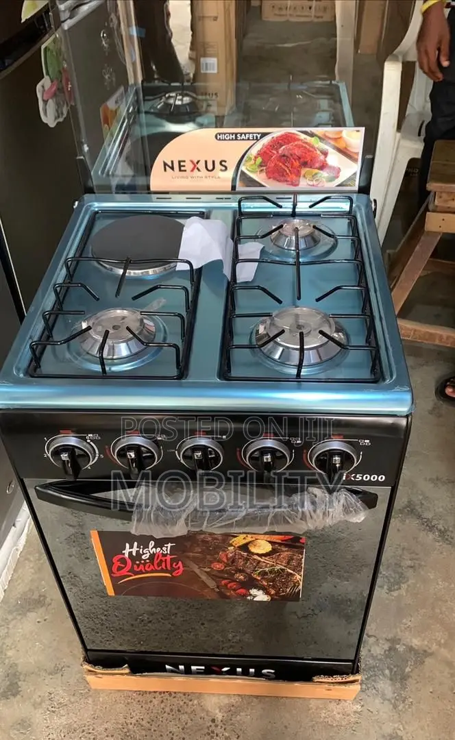 Nexus 3+1 Burner Gas Cooker Automatic Brand New