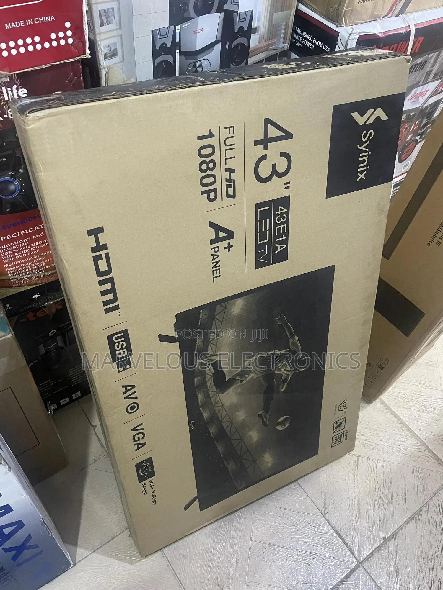 Brand New Full Screen Synis 43inches Television Full Hd Hdmi