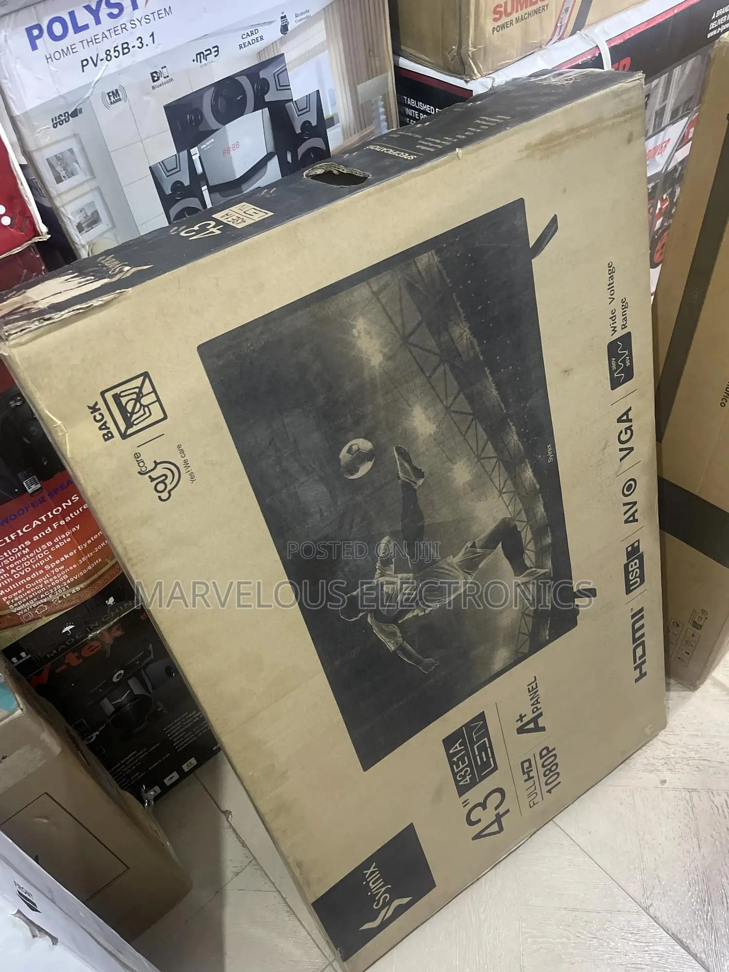 Brand New Full Screen Synis 43inches Television Full Hd Hdmi