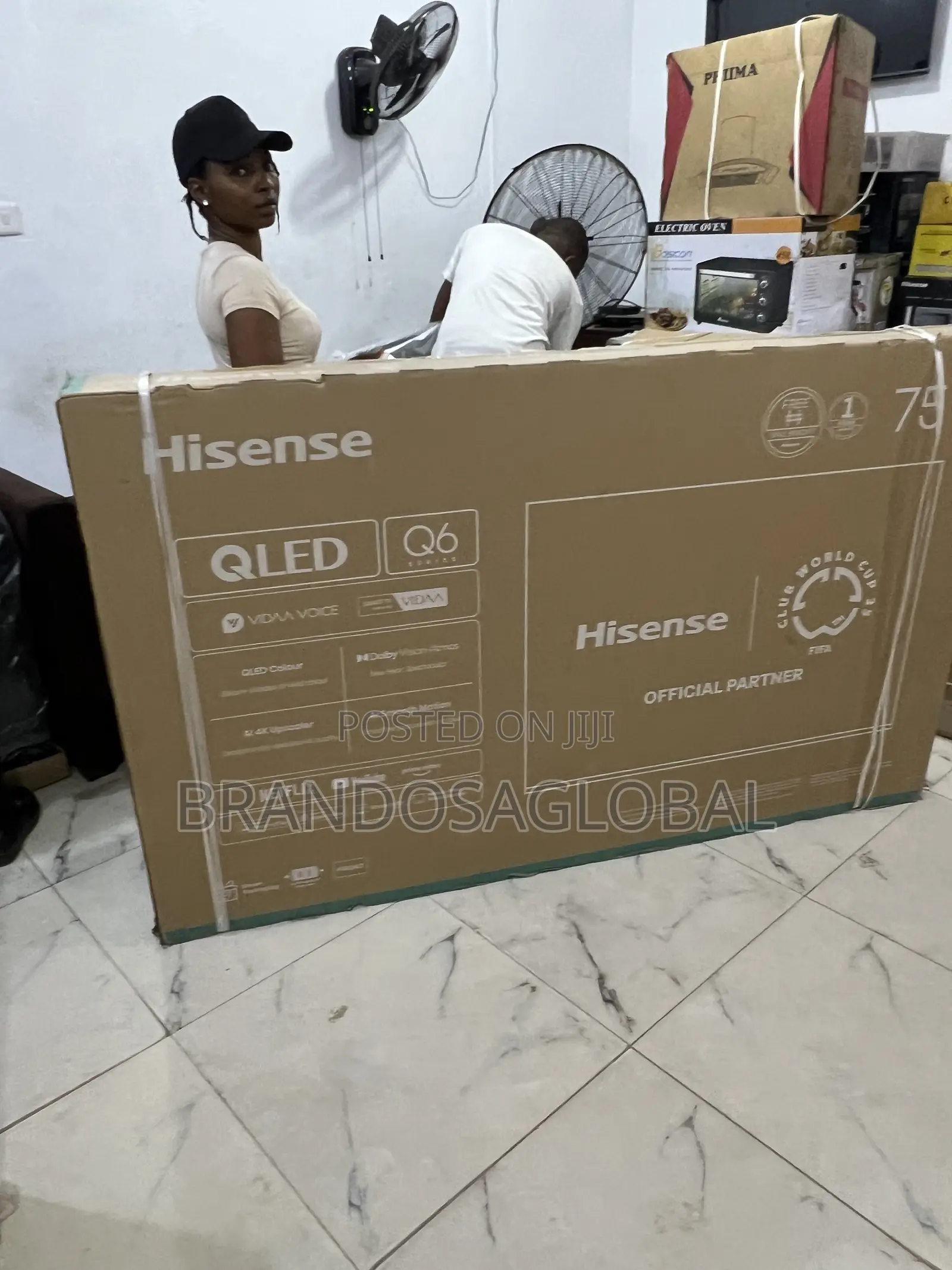 Brand New Hisense 75 Inch Qled Smart Television (75q6q)