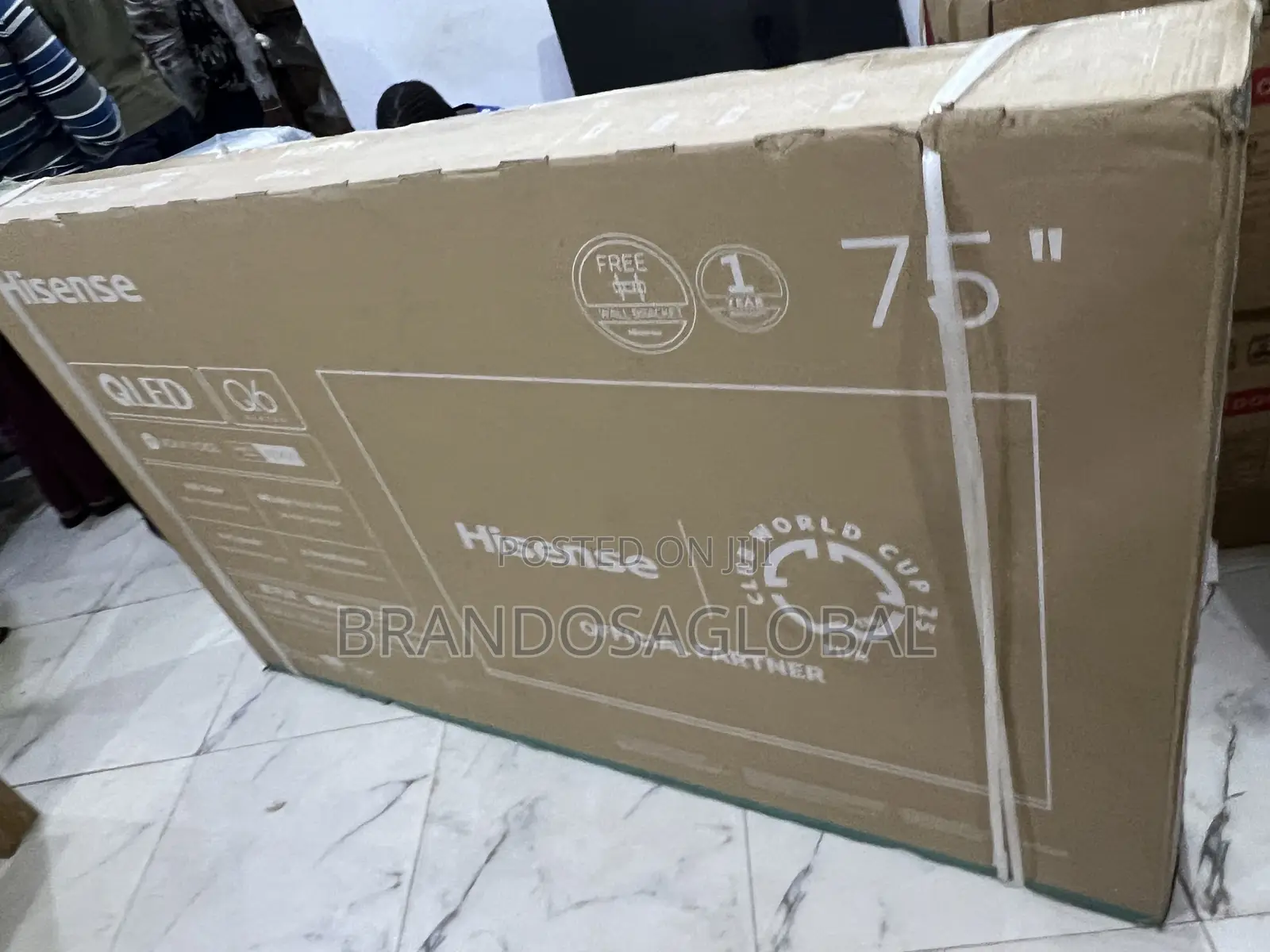 Original Hisense 75 Inch Qled Smart Tv With Clarity (75q6q)