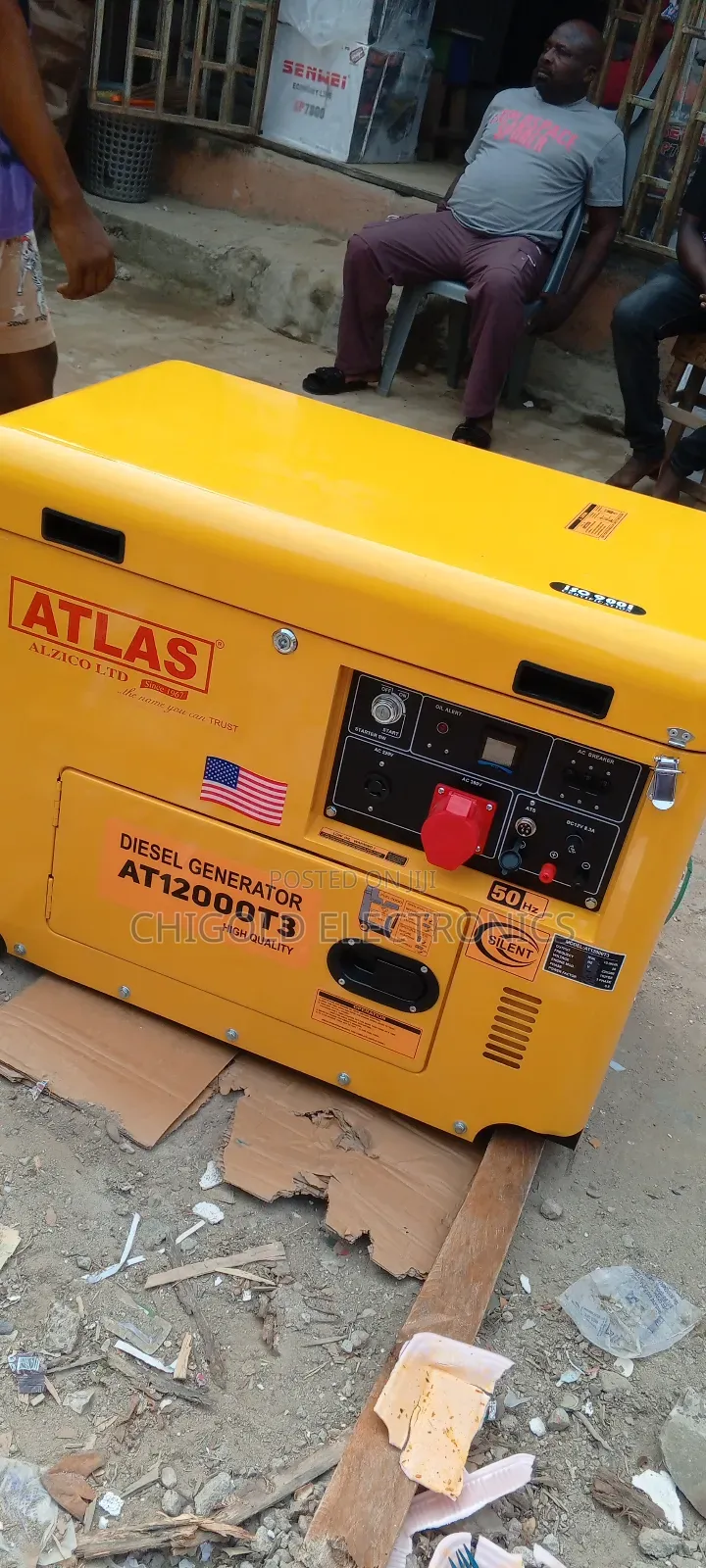 Original Atlas 12000 Model Number 10kva Three Phase Diesel