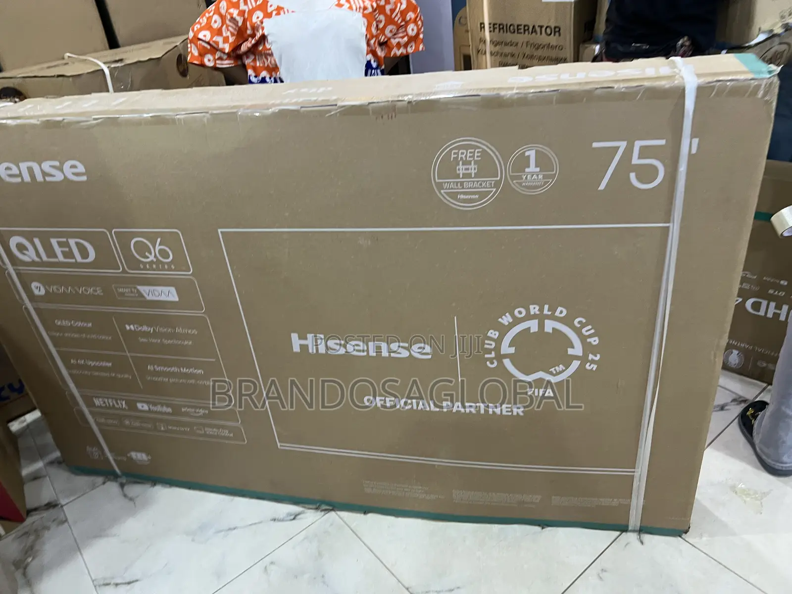 Hisense 75′′ Qled Smart Tv for Home Entertainment (75q6q)