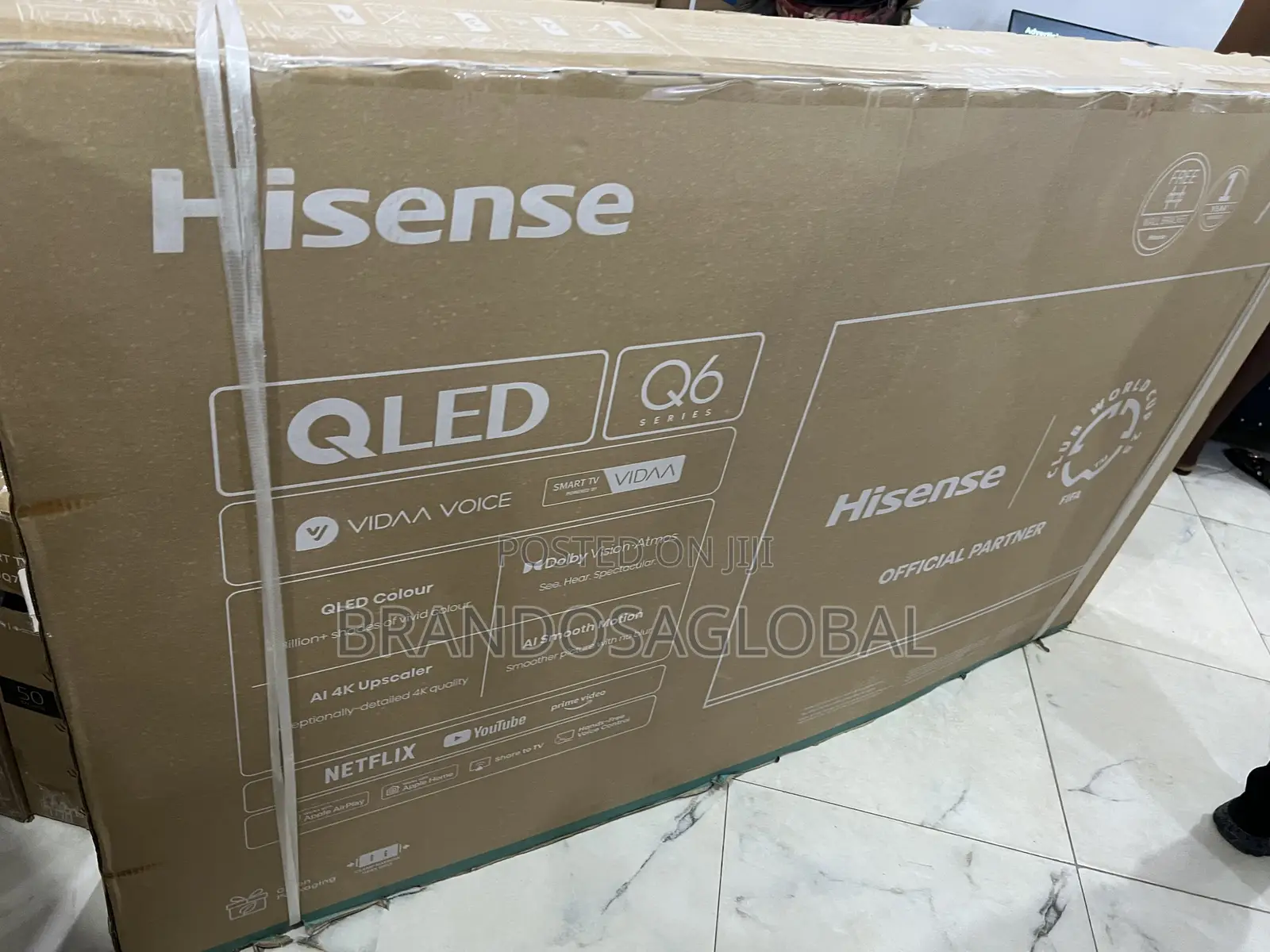 Hisense 75′′ Qled Tv With Smooth Motion Display (75q6q)