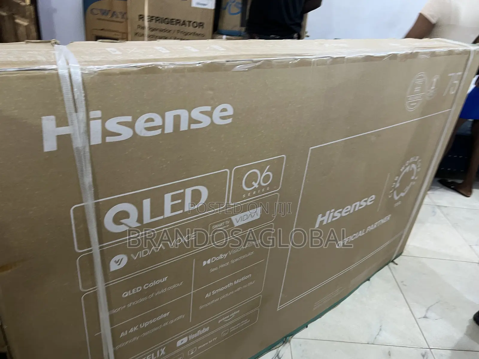 Hisense 75′′ Qled Tv With Smooth Motion Display (75q6q)