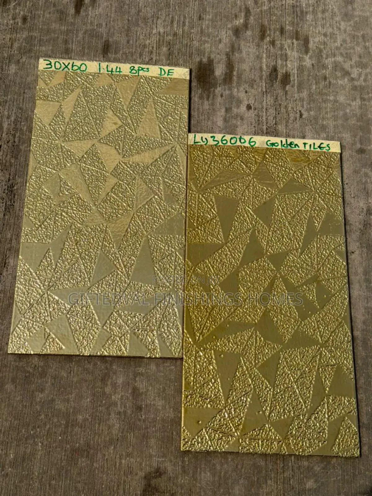 High-Quality Luxury Gold Mosiac Wall Tiles