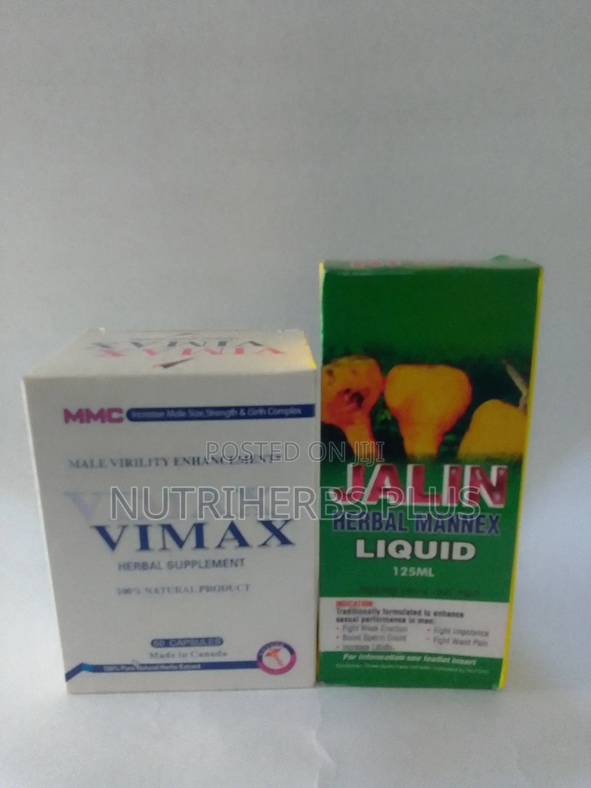 Vimax Capsules+ Jalin Herbal Mannex Liquid: For Libido Stamina