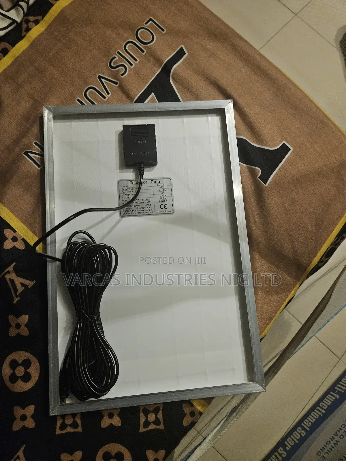 18inch Solar Rechargeable Fan