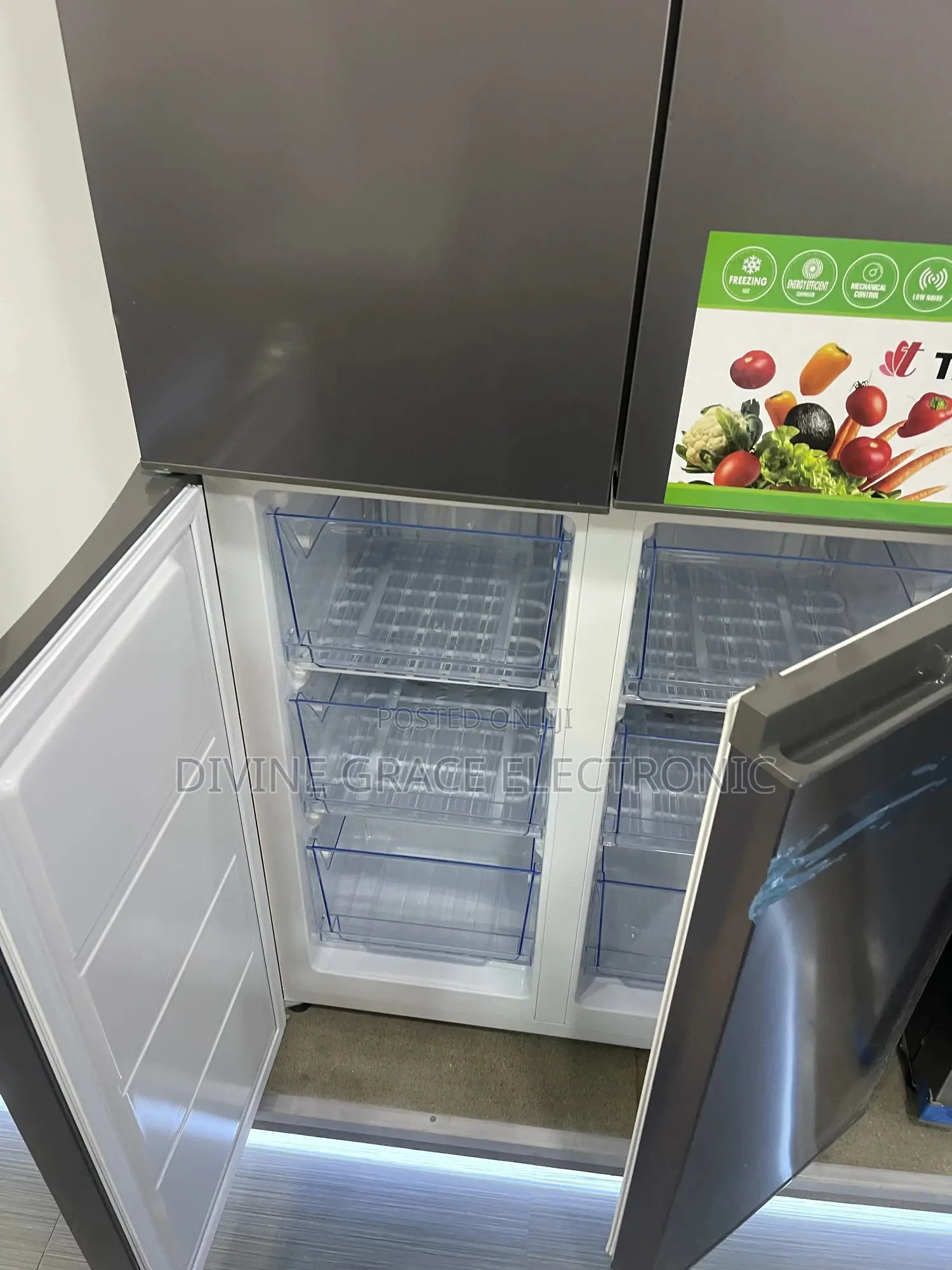Brand New Tamashi Side by Side Refrigerator