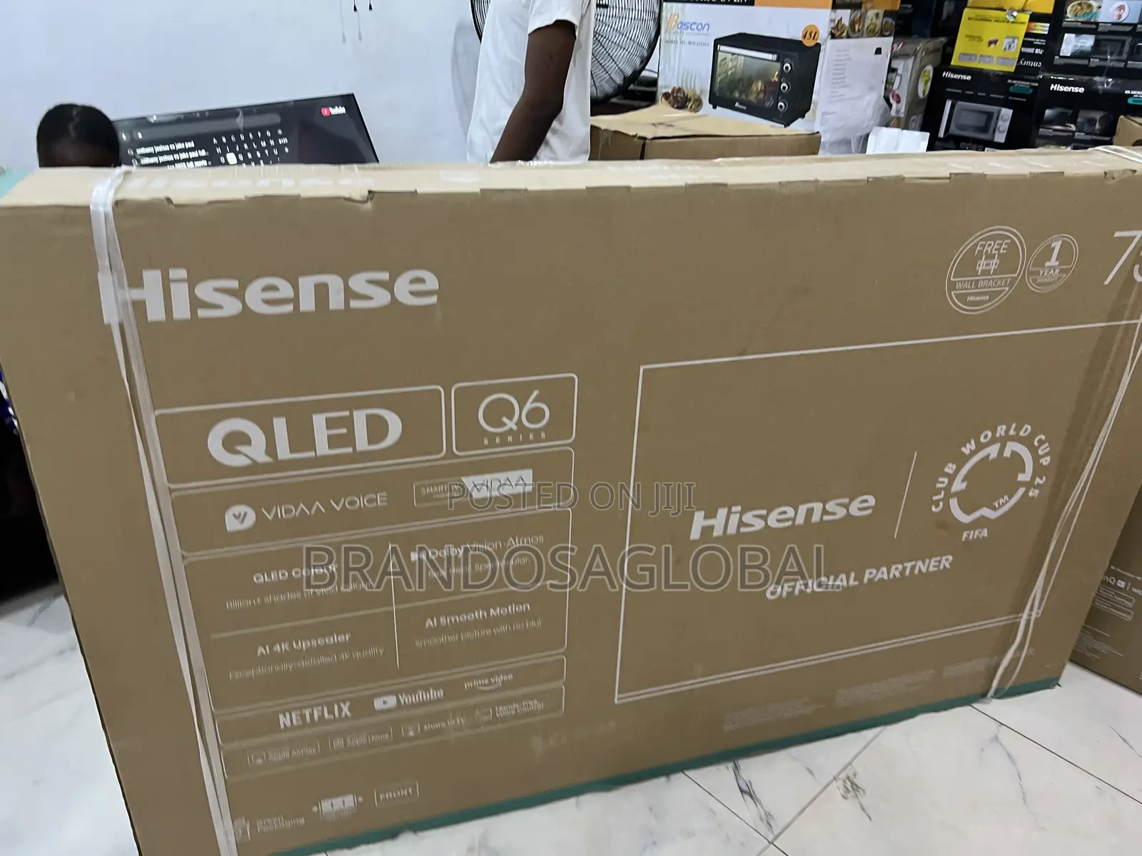 Hisense 75 Inch Qled Smart Tv With Powerful Processor (75q6q)