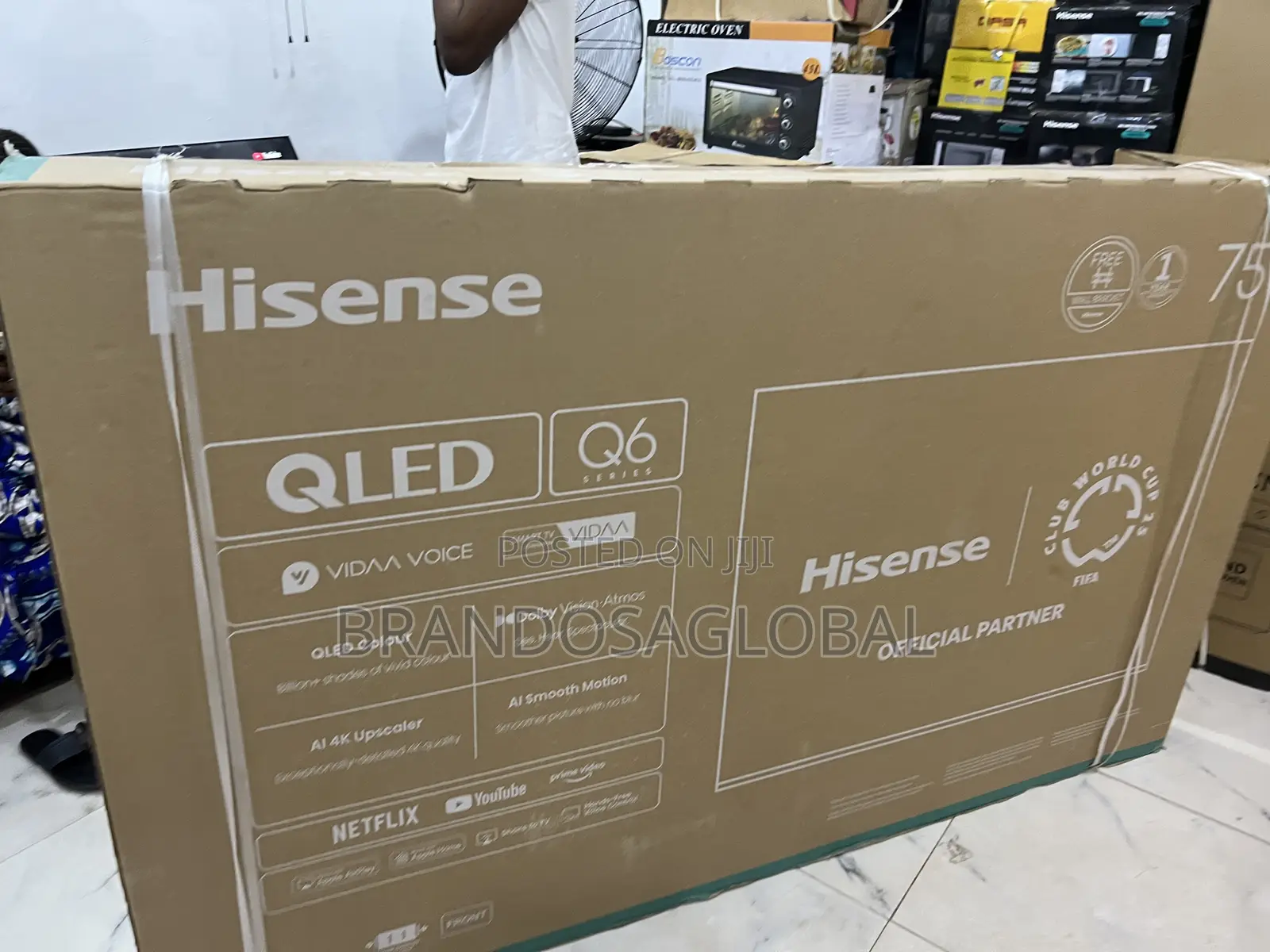 Hisense 75 Inch Smart Tv With High Color Accuracy (75q6q)