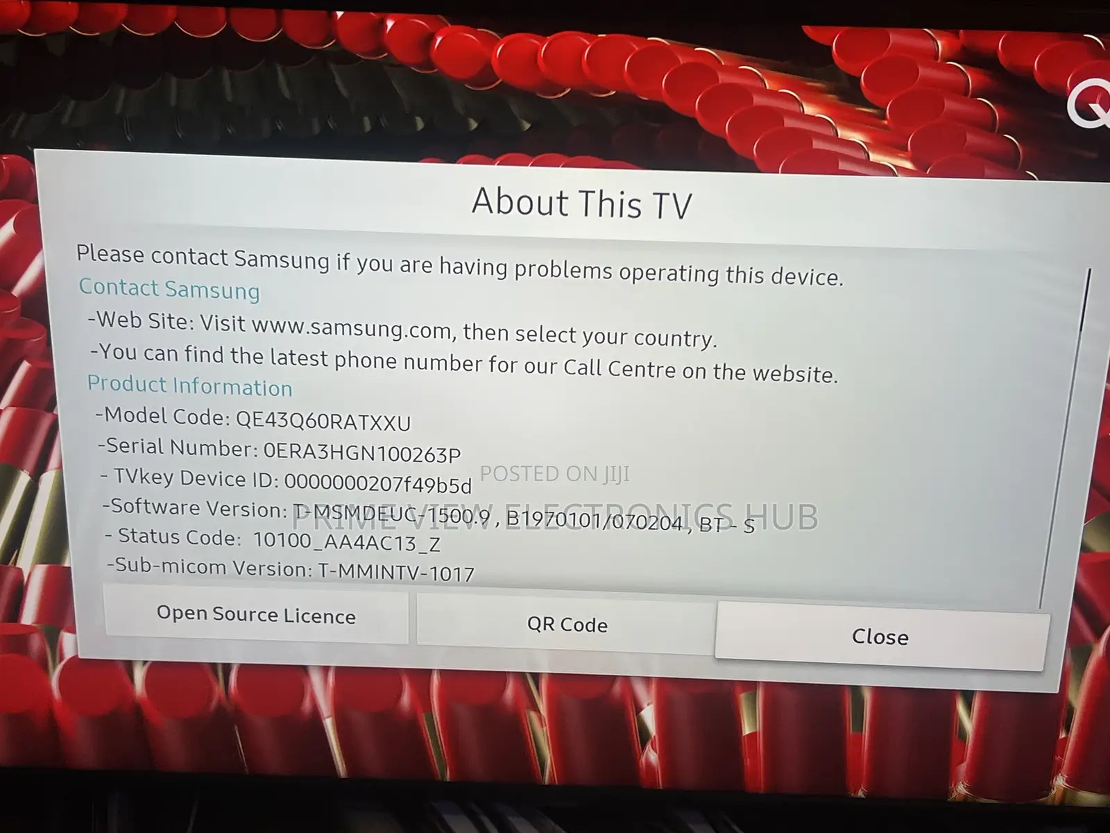 43 Inches Qled Samsung TV