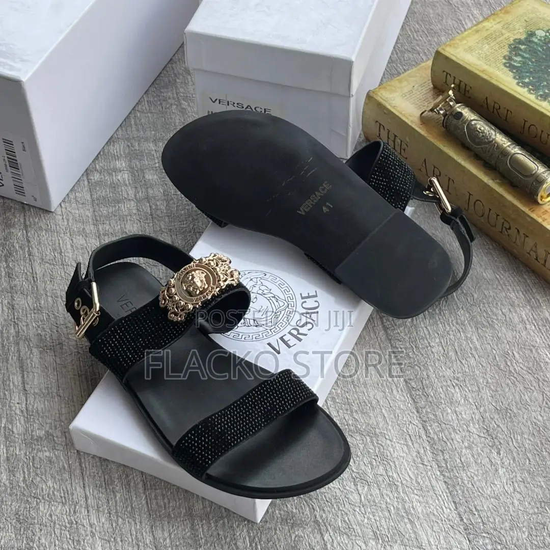 Original Versace Leather Sandals