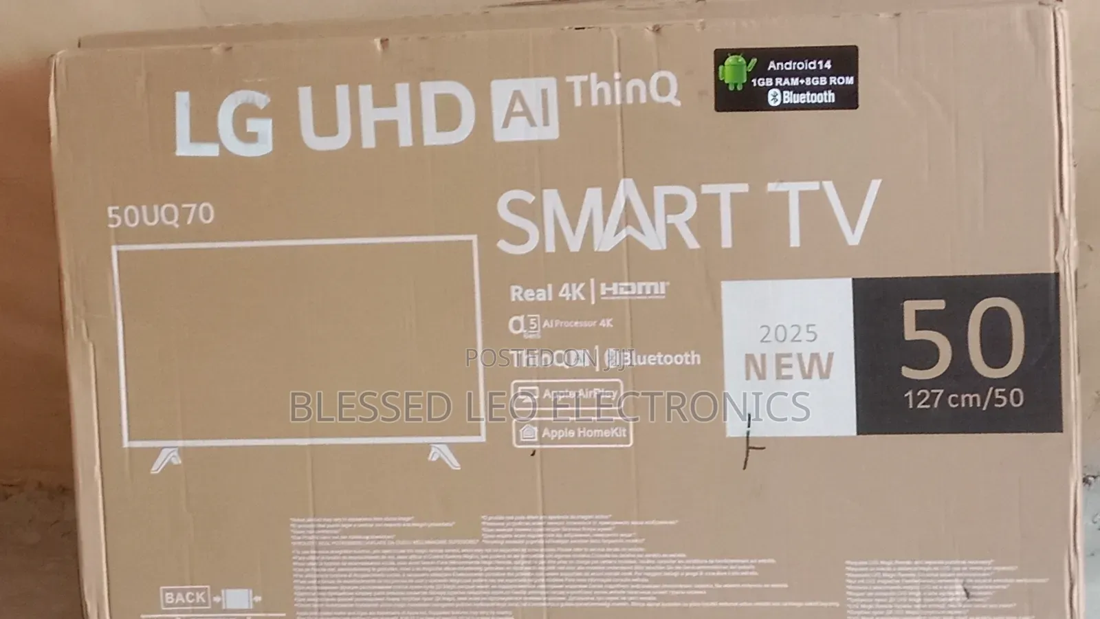 50 Inches Smart Tv Wireless Wifi Inbuilt Bluetooth Netflix Youtube