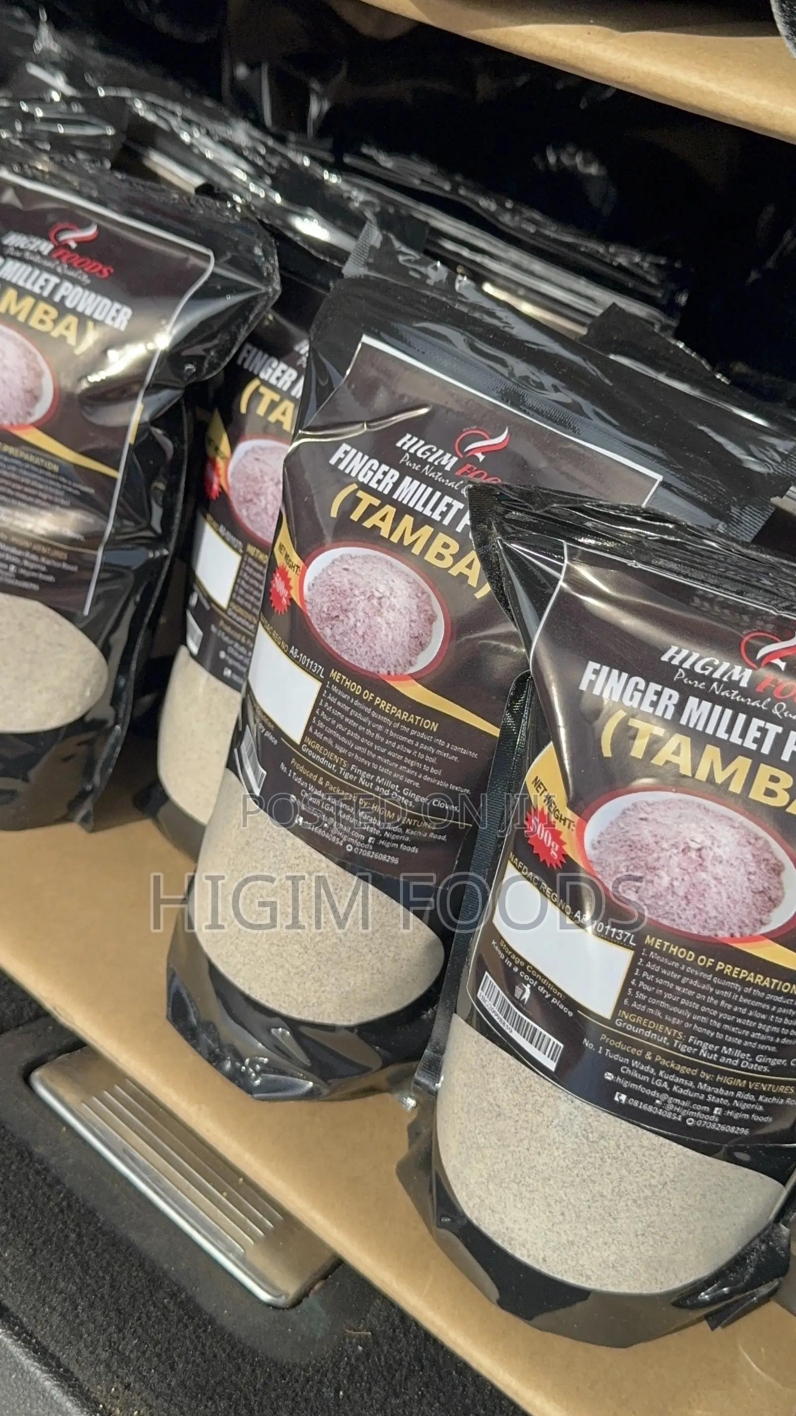 Higim Foods Tamba/Ragi/Finger Millet Powder