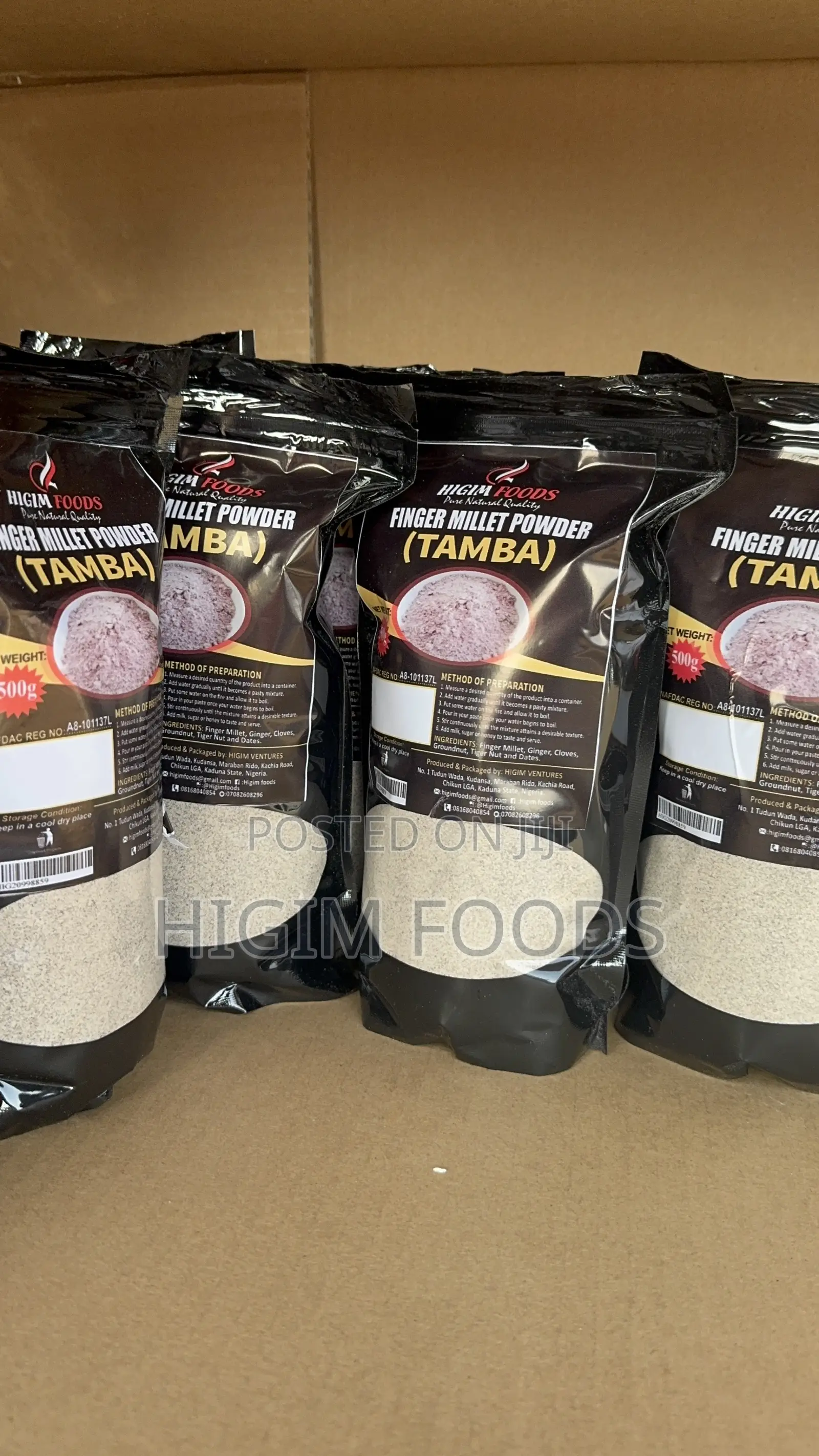 Higim Foods Tamba/Ragi/Finger Millet Powder
