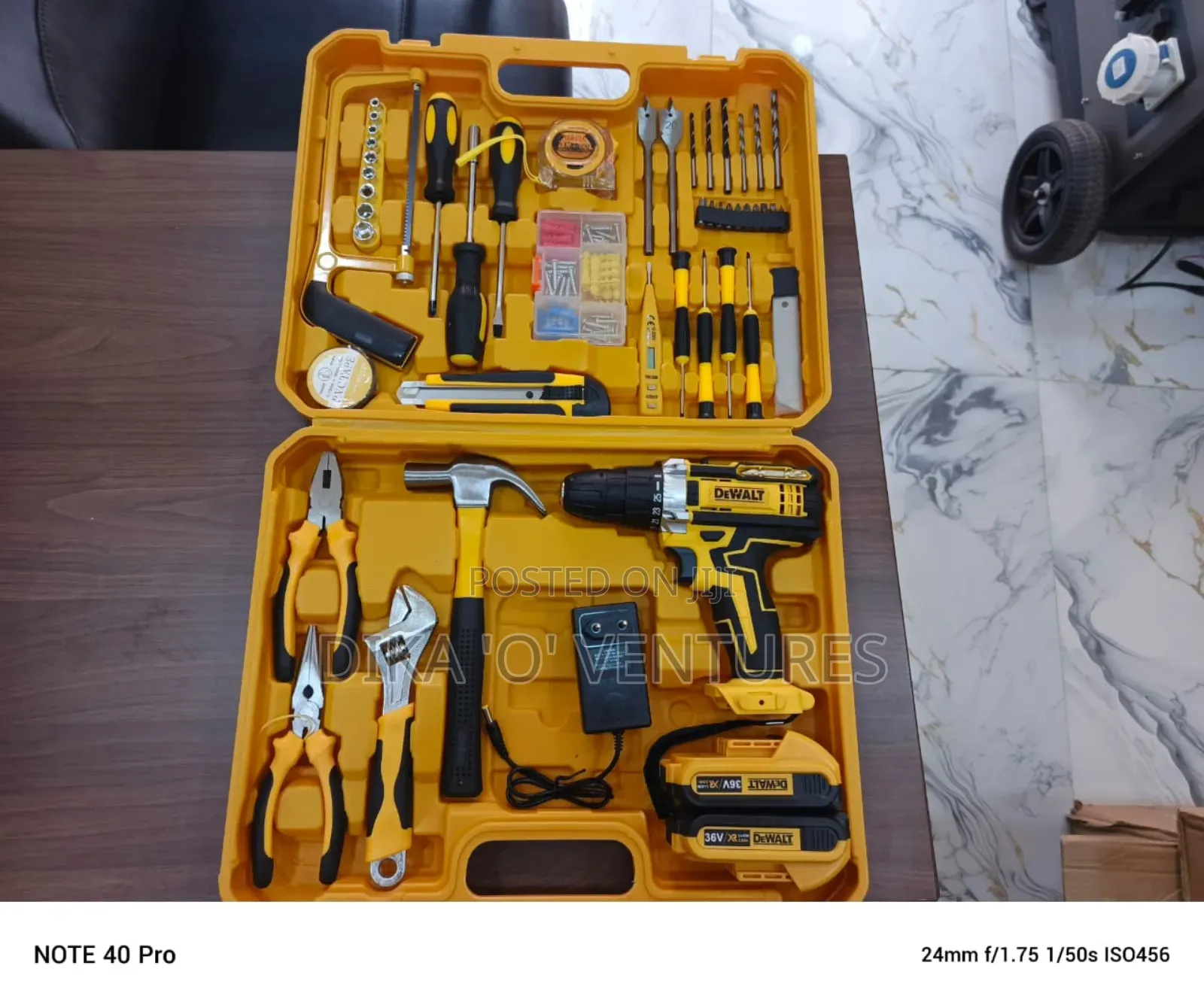 Dewalt 36v Drill With Hammer Function Complete Tool Kit