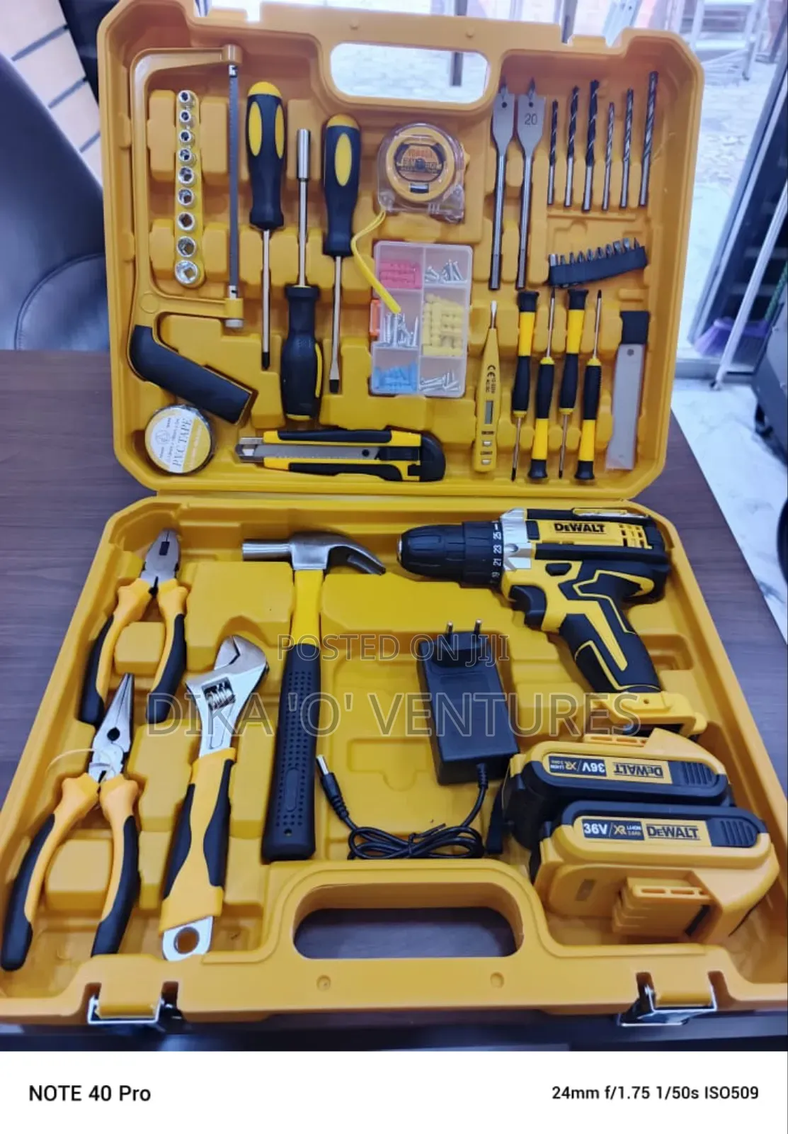 Dewalt 36v Drill With Hammer Function Complete Tool Kit