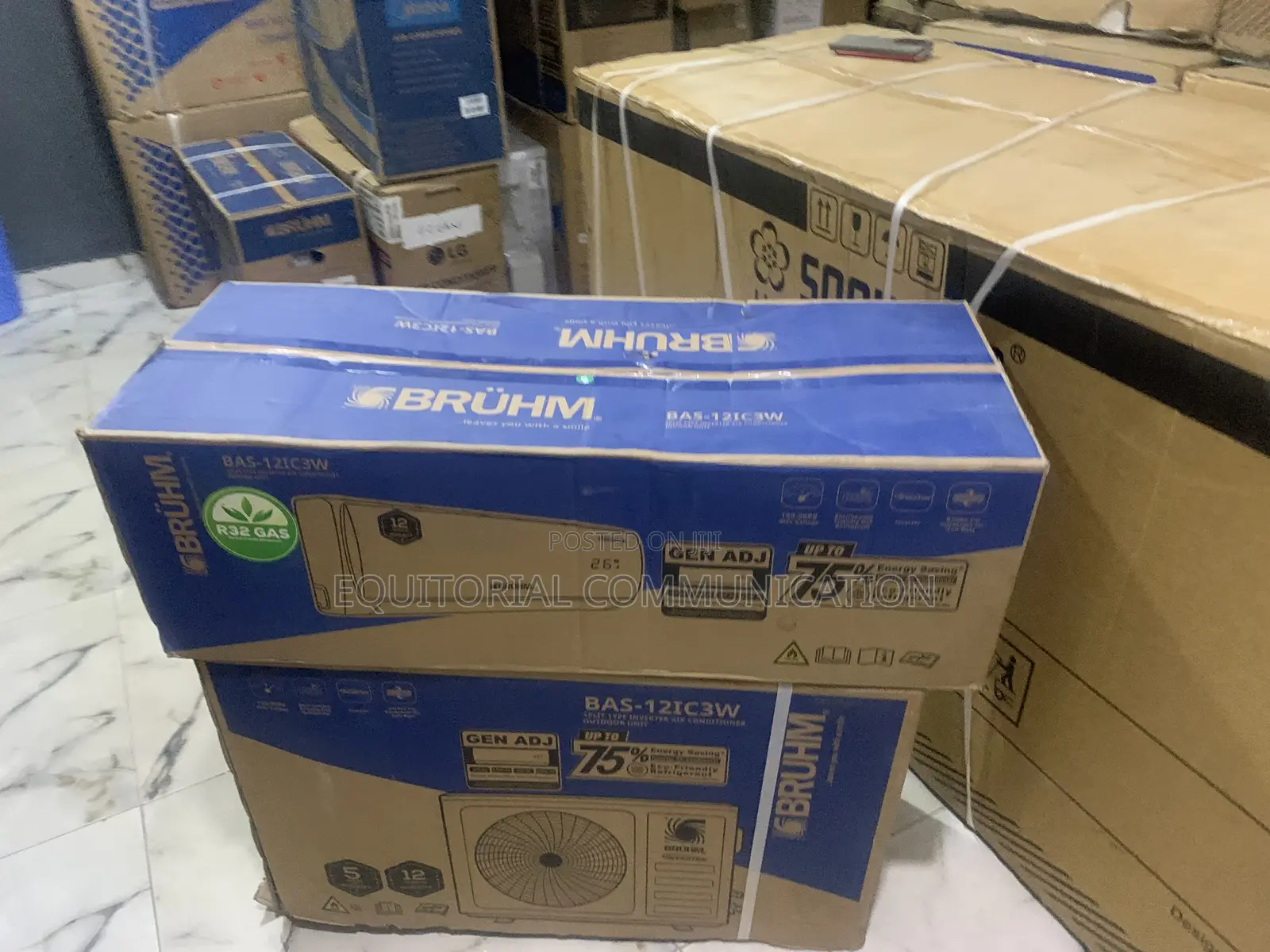 Bruhm 1.5hp Inverter Split AC Bas-121-C3w Energy Efficient